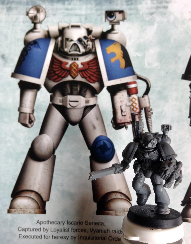Apothecary, Astral Claws, Space Marines, Work In Progress