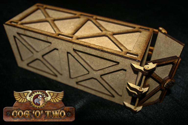 28mm war game cargo container Cog O Two