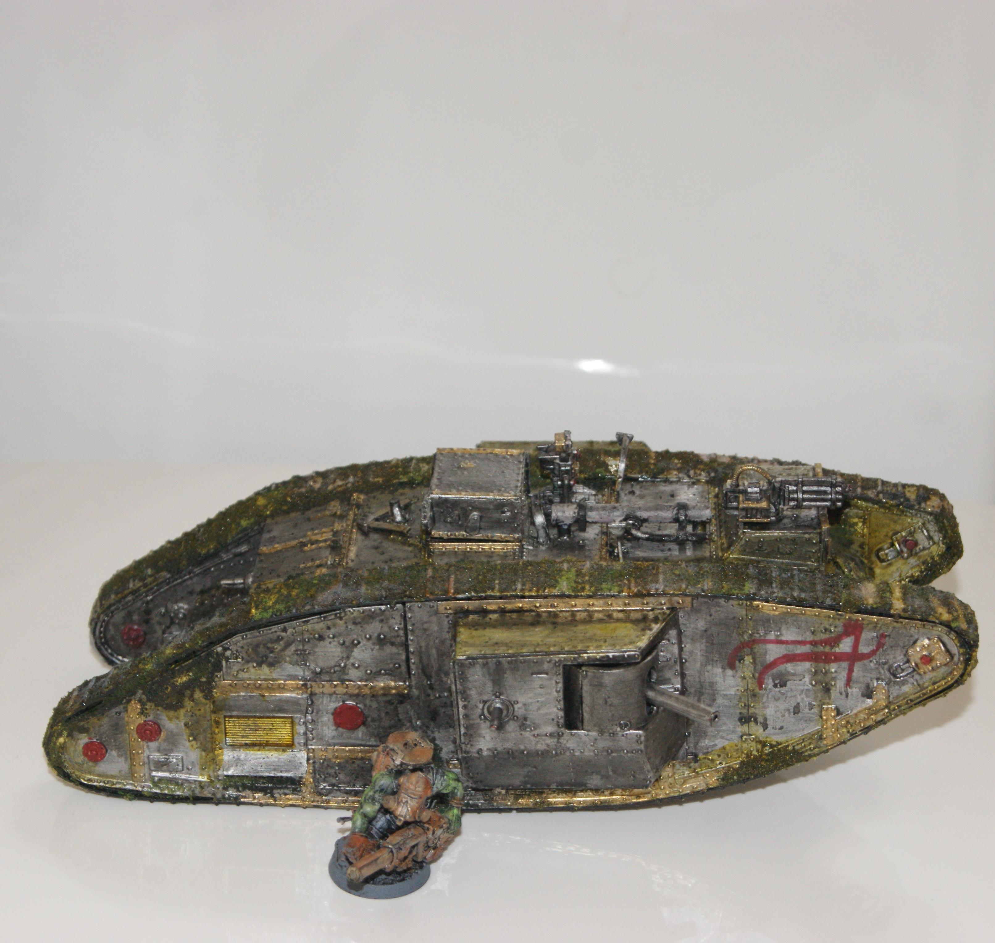 Adeptus Mechanicus, Conversion, Death Guard, Horus Heresy, Land Raider, Mechanicum, Painted, Scratch Build, Warhammer 40,000