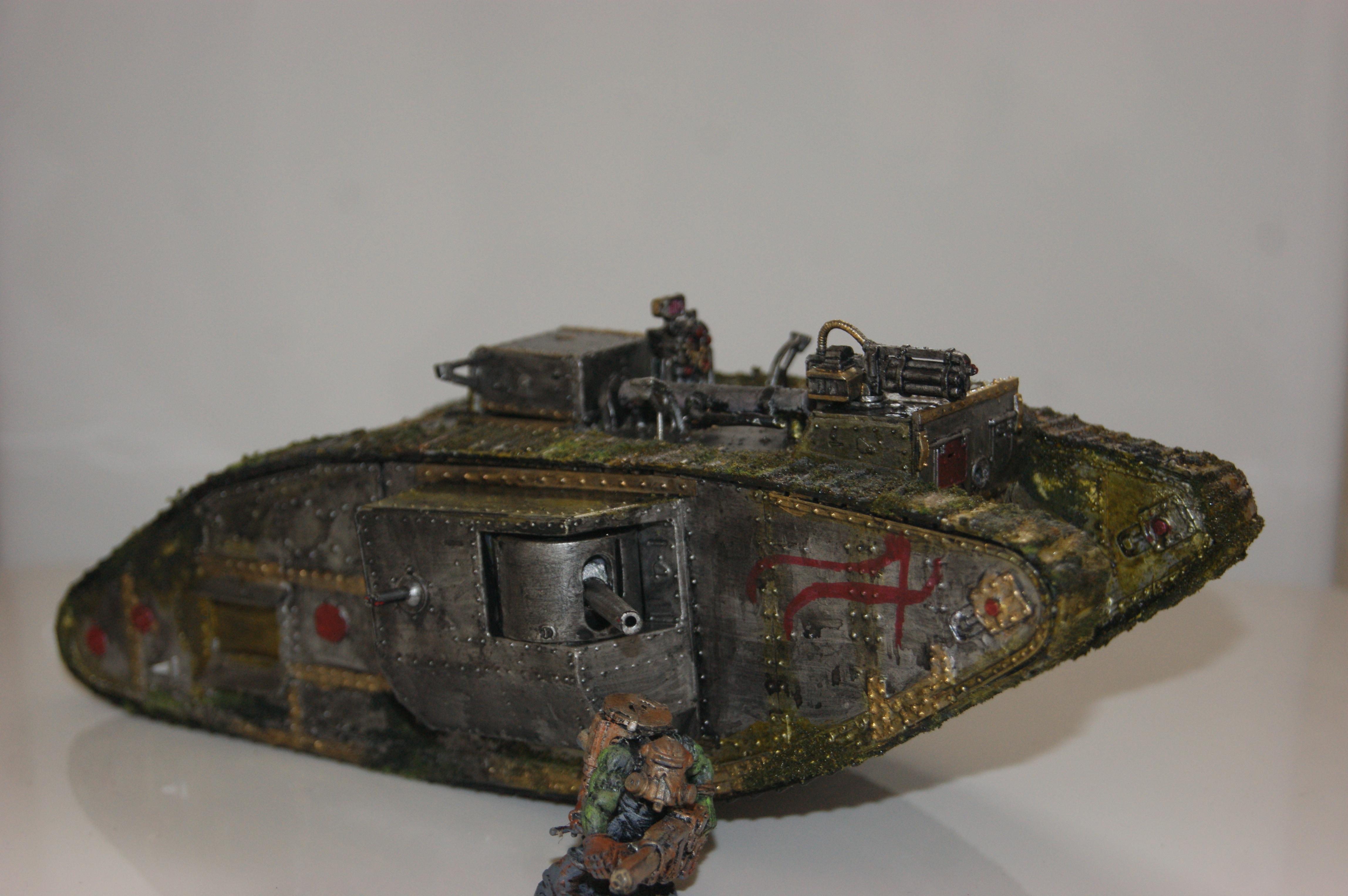 Adeptus Mechanicus, Conversion, Death Guard, Horus Heresy, Land Raider, Mechanicum, Painted, Scratch Build, Warhammer 40,000