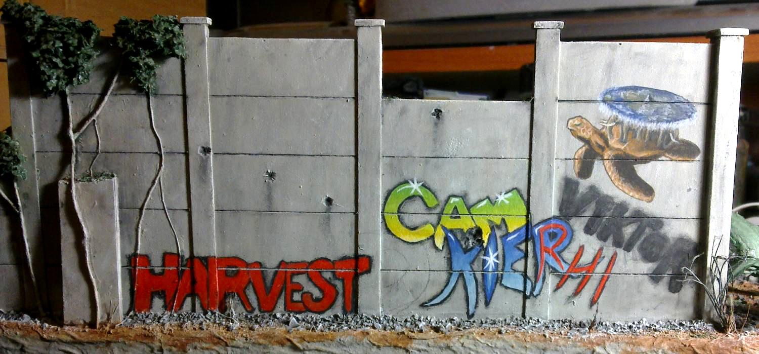 UFO crash pip 11; Graffiti in progress