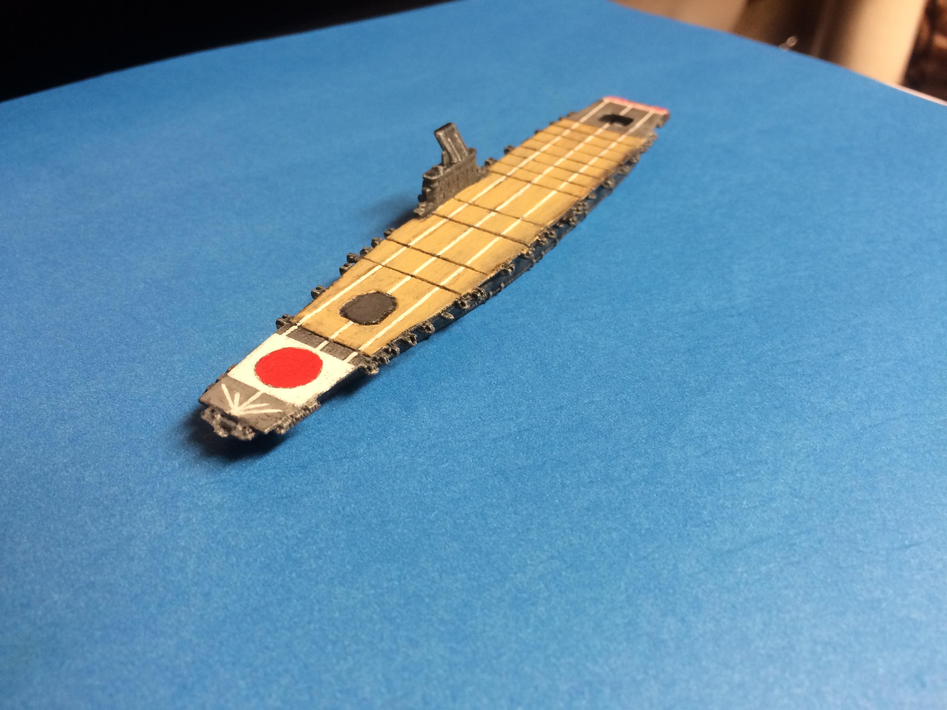 Carrier, Ijn, Japanese, Shapeways, Wart At Sea