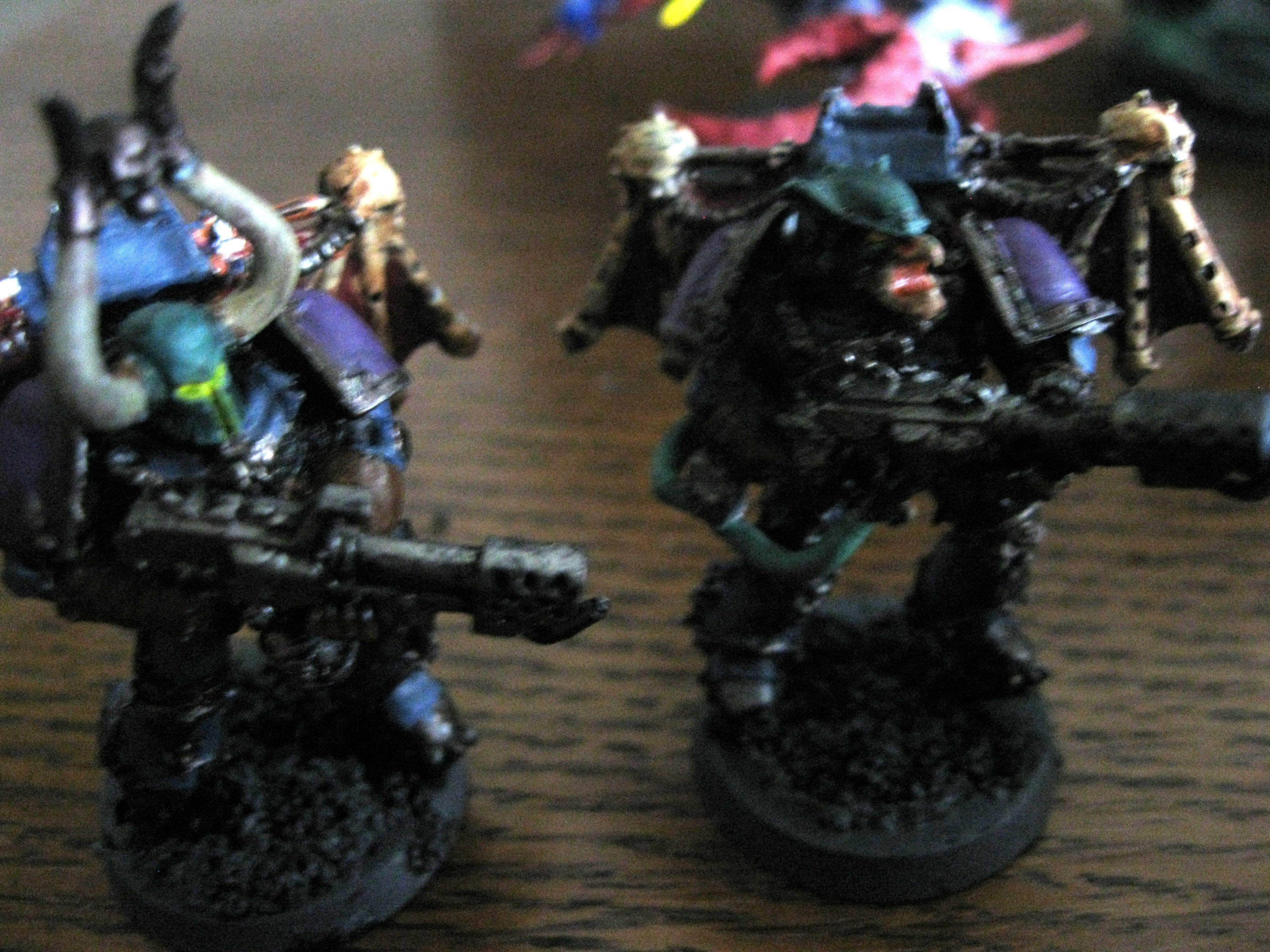 old raptors with flamers