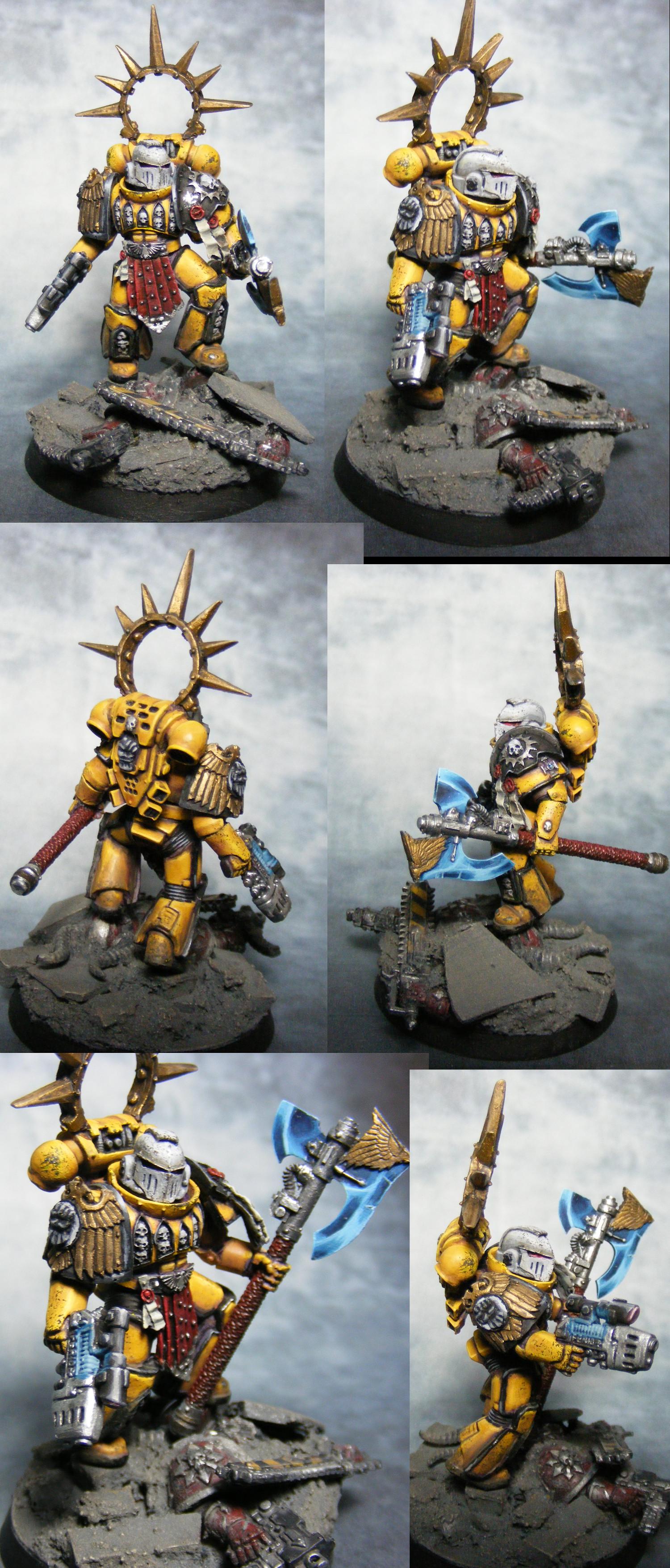 Captain, Imperial Fists, Space Marines, Warhammer 40,000