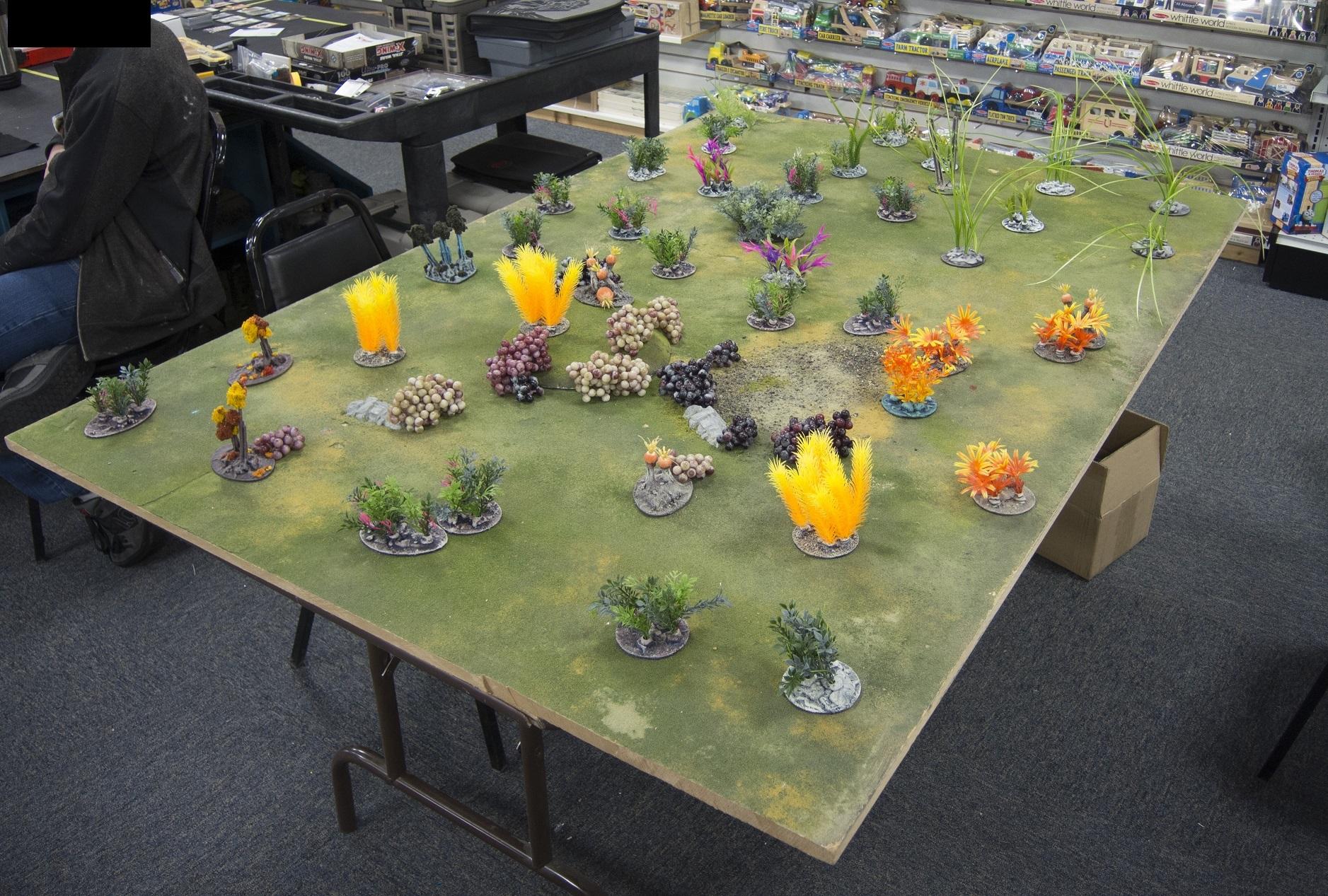 Alien, Commission, Custom, Infinity, Jungles, N3, Paradiso, Scratch Build, Terrain, Waaazag, Warhammer 40,000