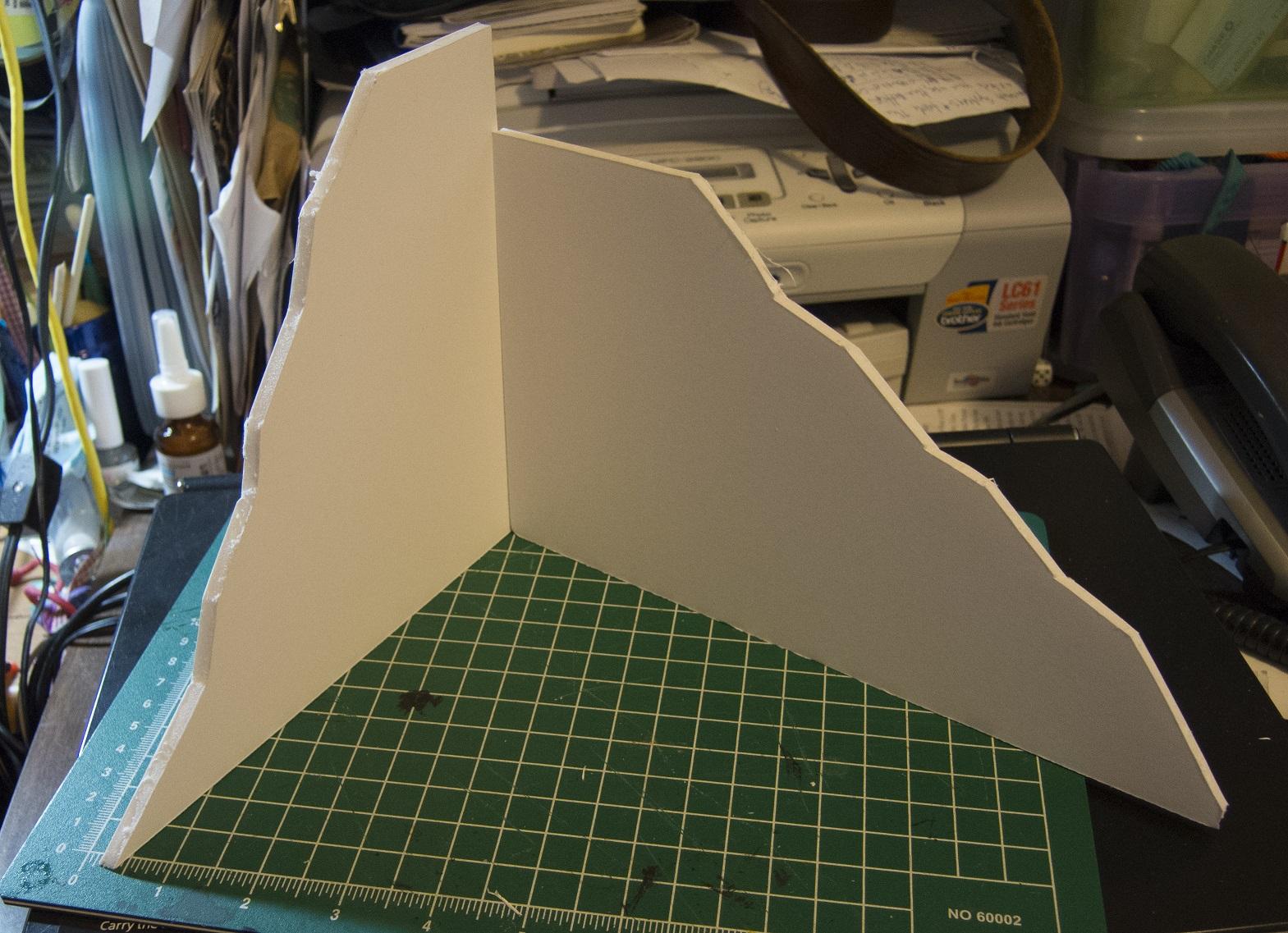 Advanced, Basic, Buildings, Foamcore, Infinity, N3, Rags To Riches, Terrain, Tutorial, Waaazag, Warhammer 40,000, Work In Progress