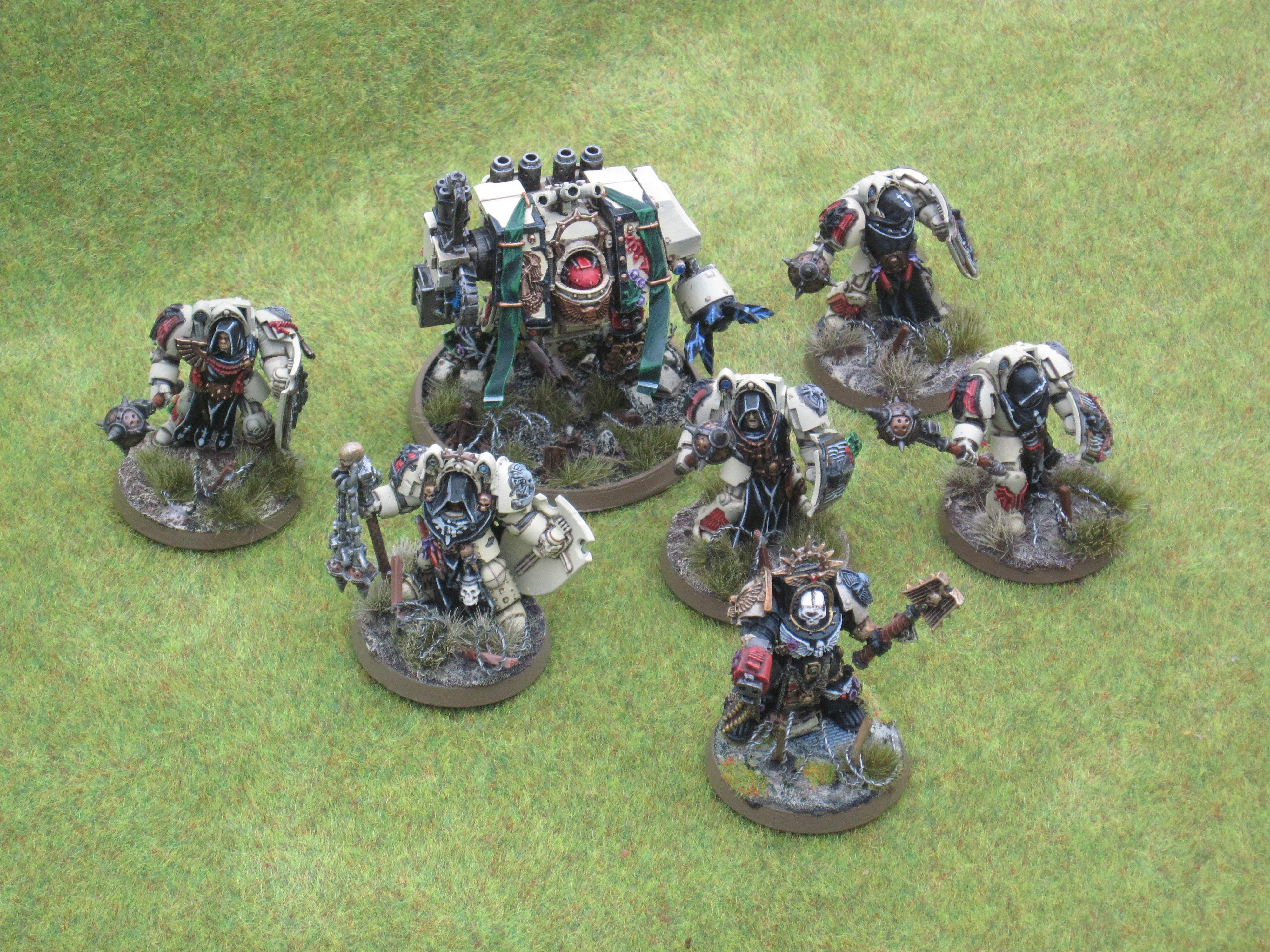 Airbrush, Barbed Wire Base, Chaplain, Dark Angels, Deathwing, Dreadnought, Forge World, Terminator Armor