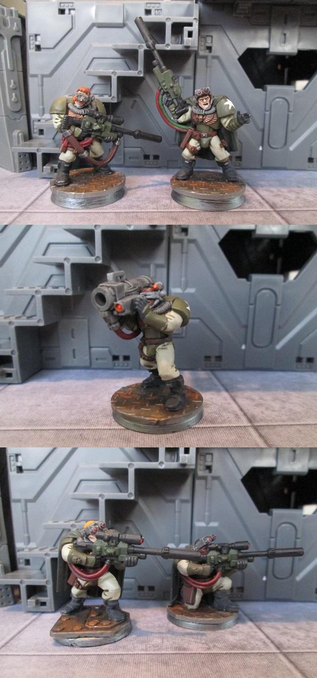 Space Marine Scout Sniper squad