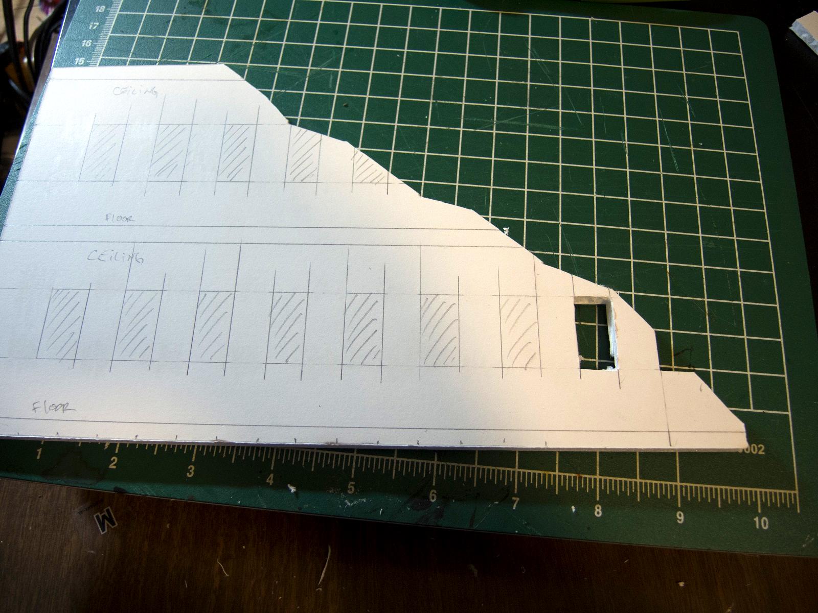 Advanced, Basic, Buildings, Foamcore, Infinity, N3, Rags To Riches, Terrain, Tutorial, Waaazag, Warhammer 40,000, Work In Progress