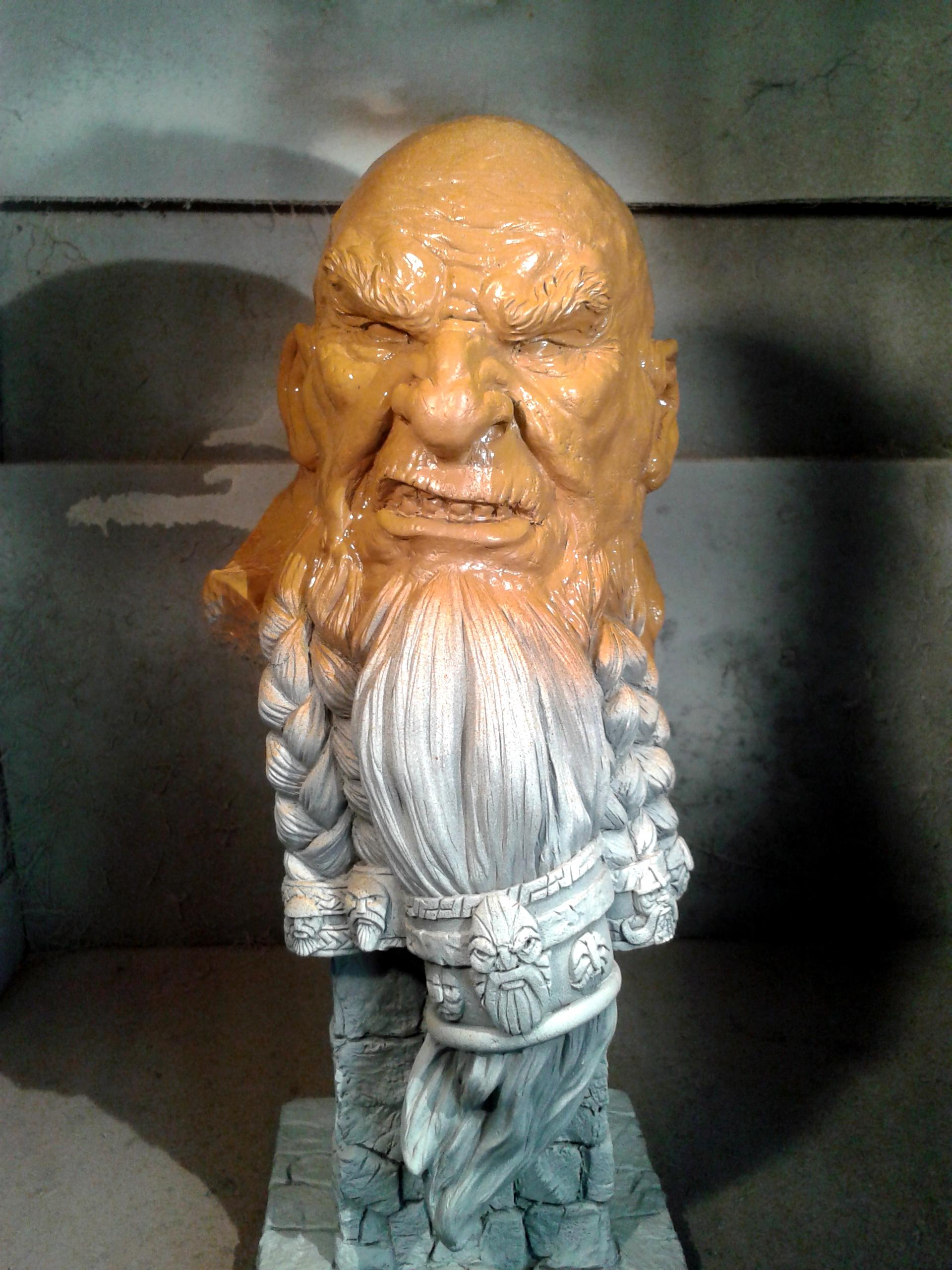 Bust, Dwarves, Large Scale, Scibor, Silvermk2, Work In Progress