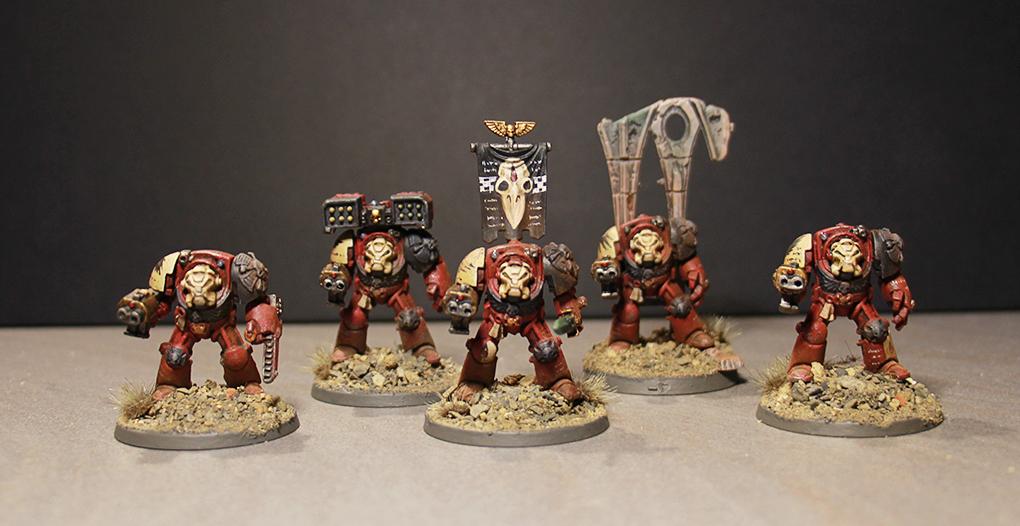 Blood Ravens, Space Marines, Terminator Armor, Warhammer 40,000
