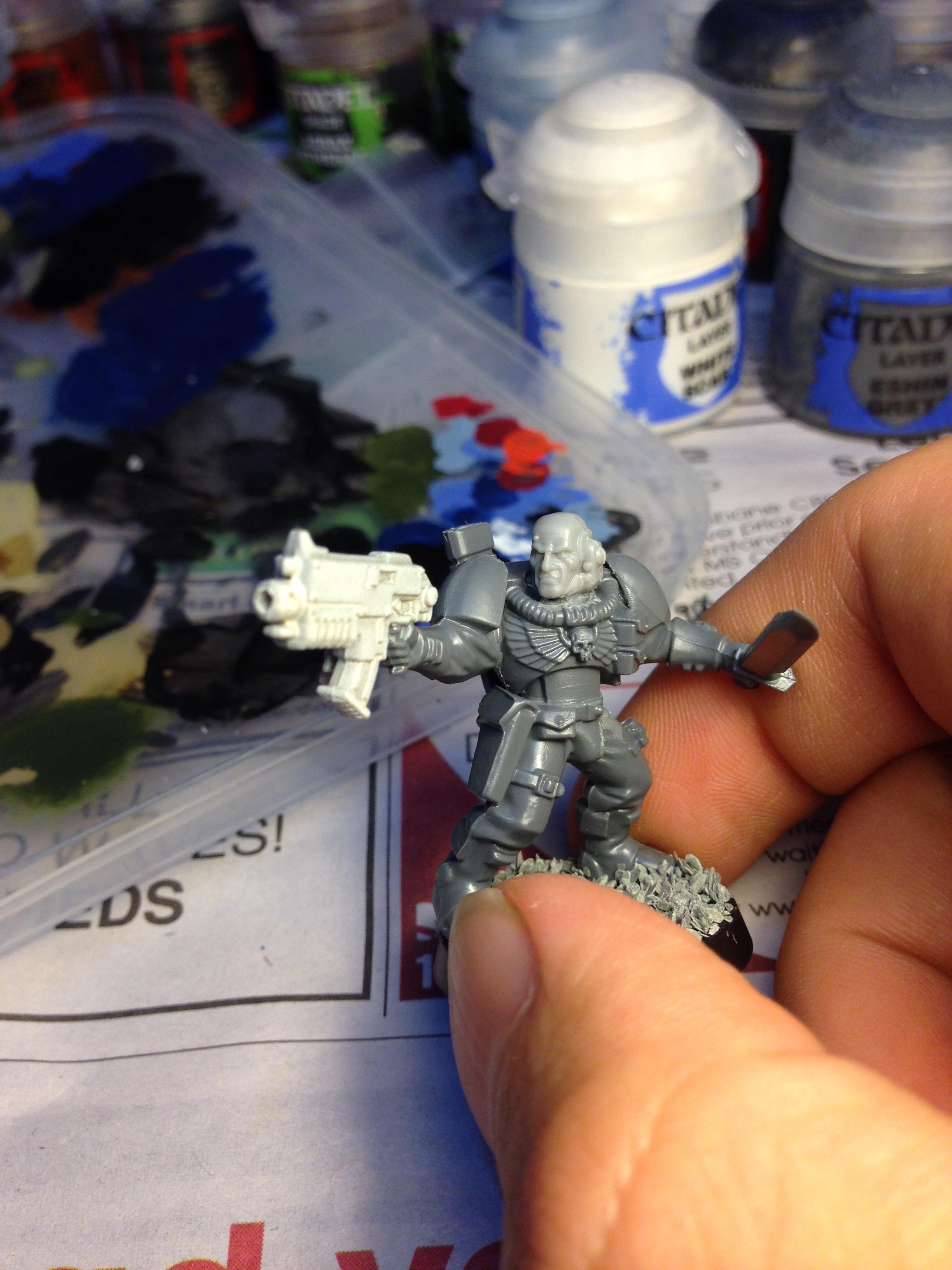 Scout sergant with boltgun