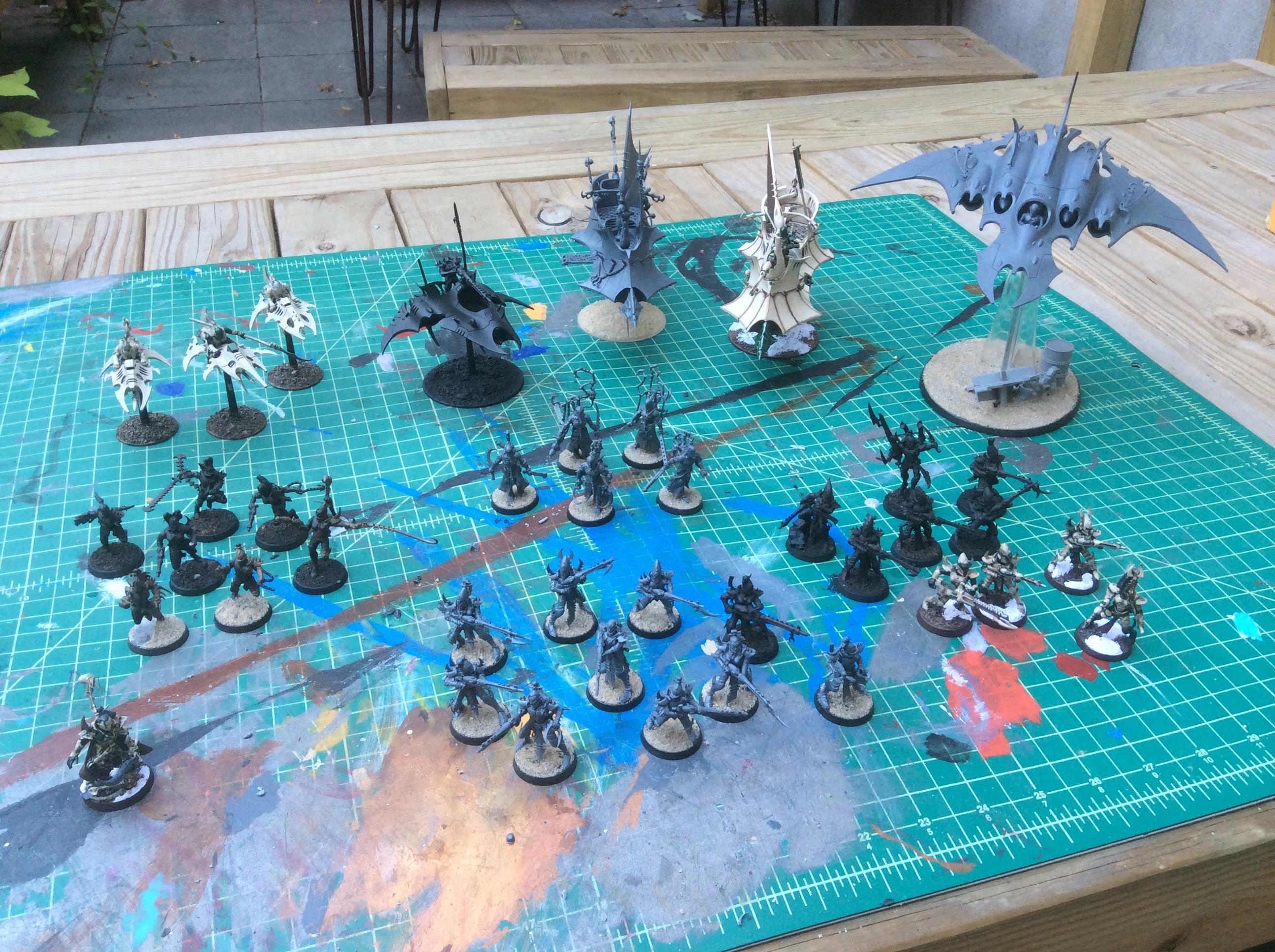 So asides from the change of wyches to Incubi the list is basically what you see is what you get, comes to 1000pts for now, but will be advanced after I finish a couple of other projects