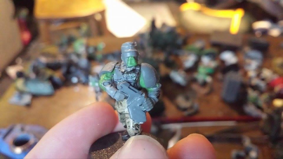 Here is the Sergeant, still not finished,