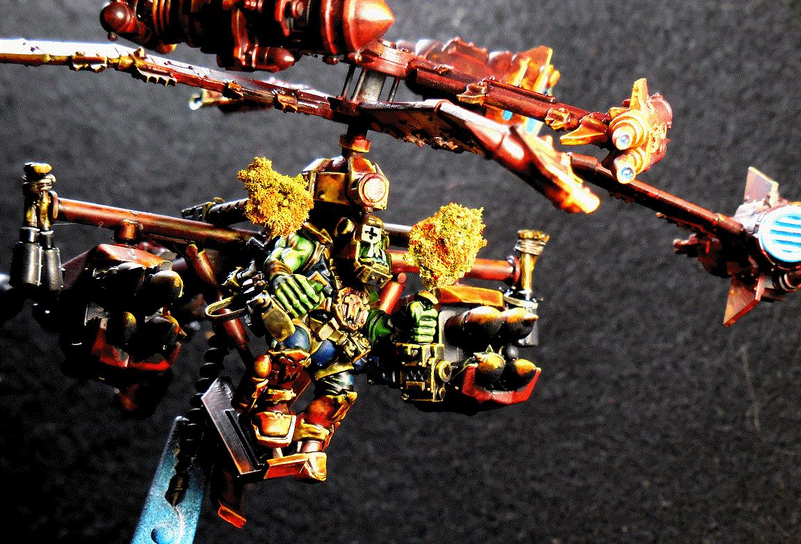 Bike, Deffkopta, Defkopta, Helicopter, Orks
