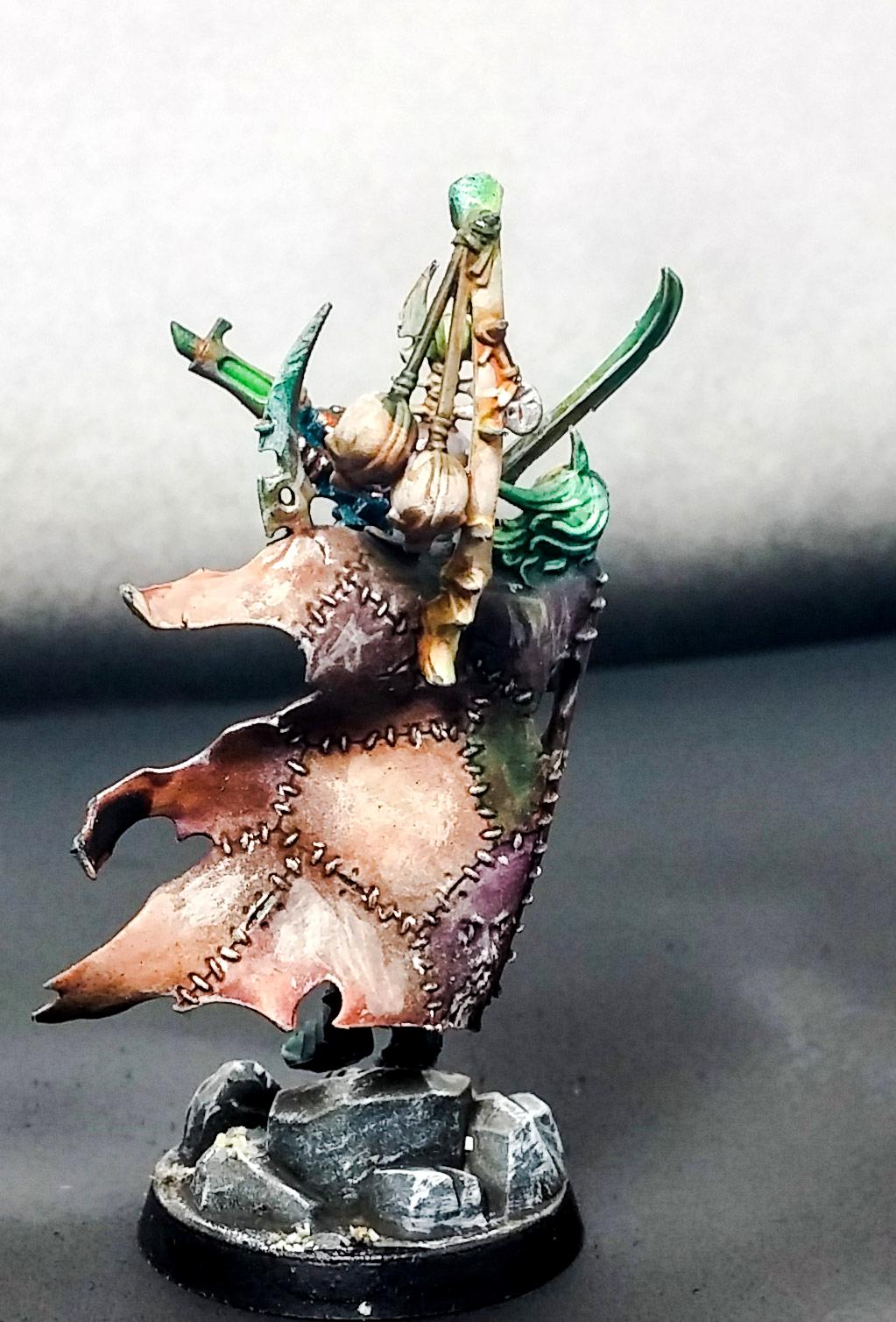 Archon, Bone, Character, Commission, Dark, Dark Eldar, Eldar, Green, Headquarters, Skin