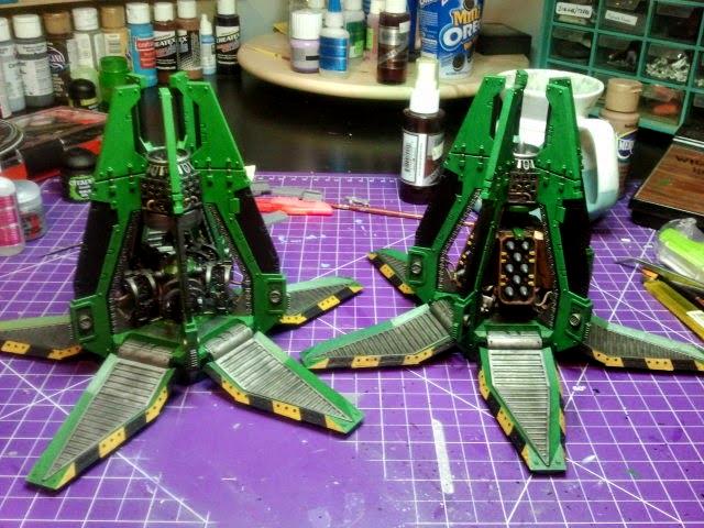 Drop Pods, Salamanders, Space Marines, Vehicle, Warhammer 40,000