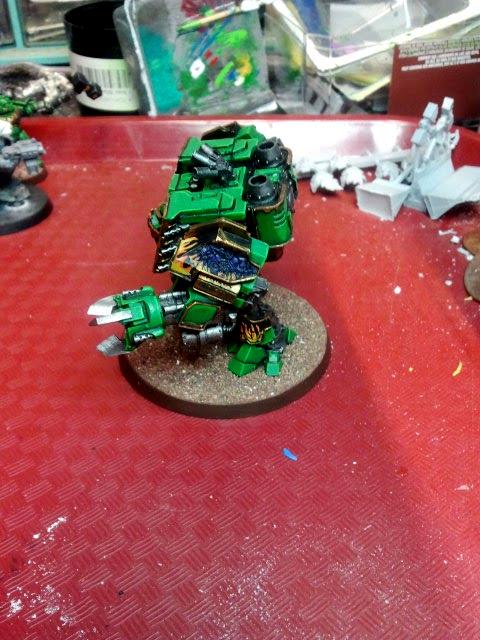 Ashmantle, Dreadnought, Salamanders, Space Marines, Vehicle, Warhammer 40,000