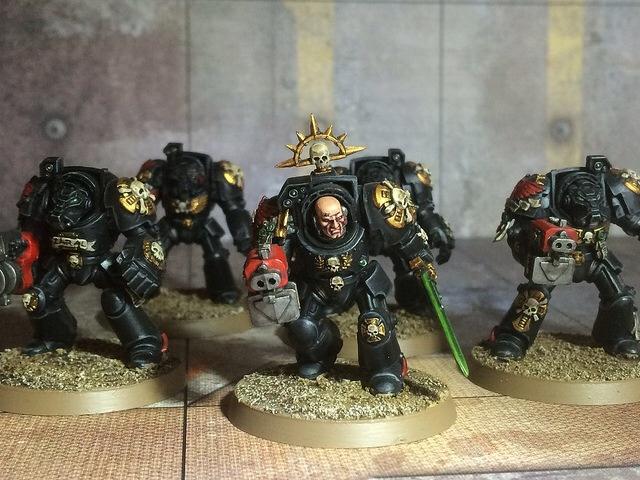 Black Deathwing Terminator, Dark Angels Terminators, Pre Heresy Dark Angels