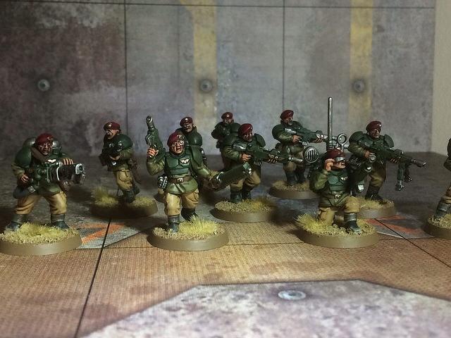 Berets, Cadians, Imperial Guard