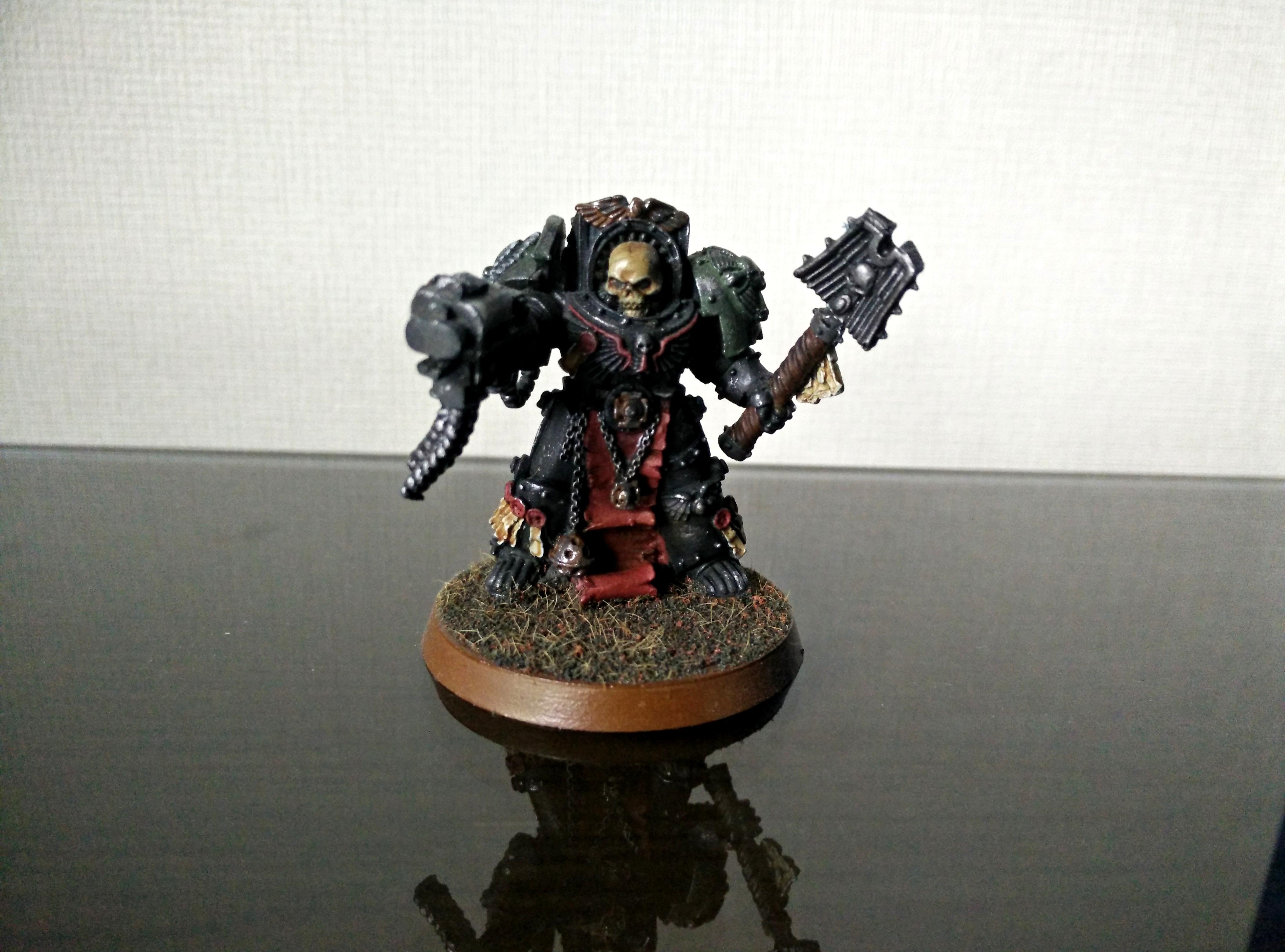Warhammer 40K Dark Angels Terminator Chaplain Painted