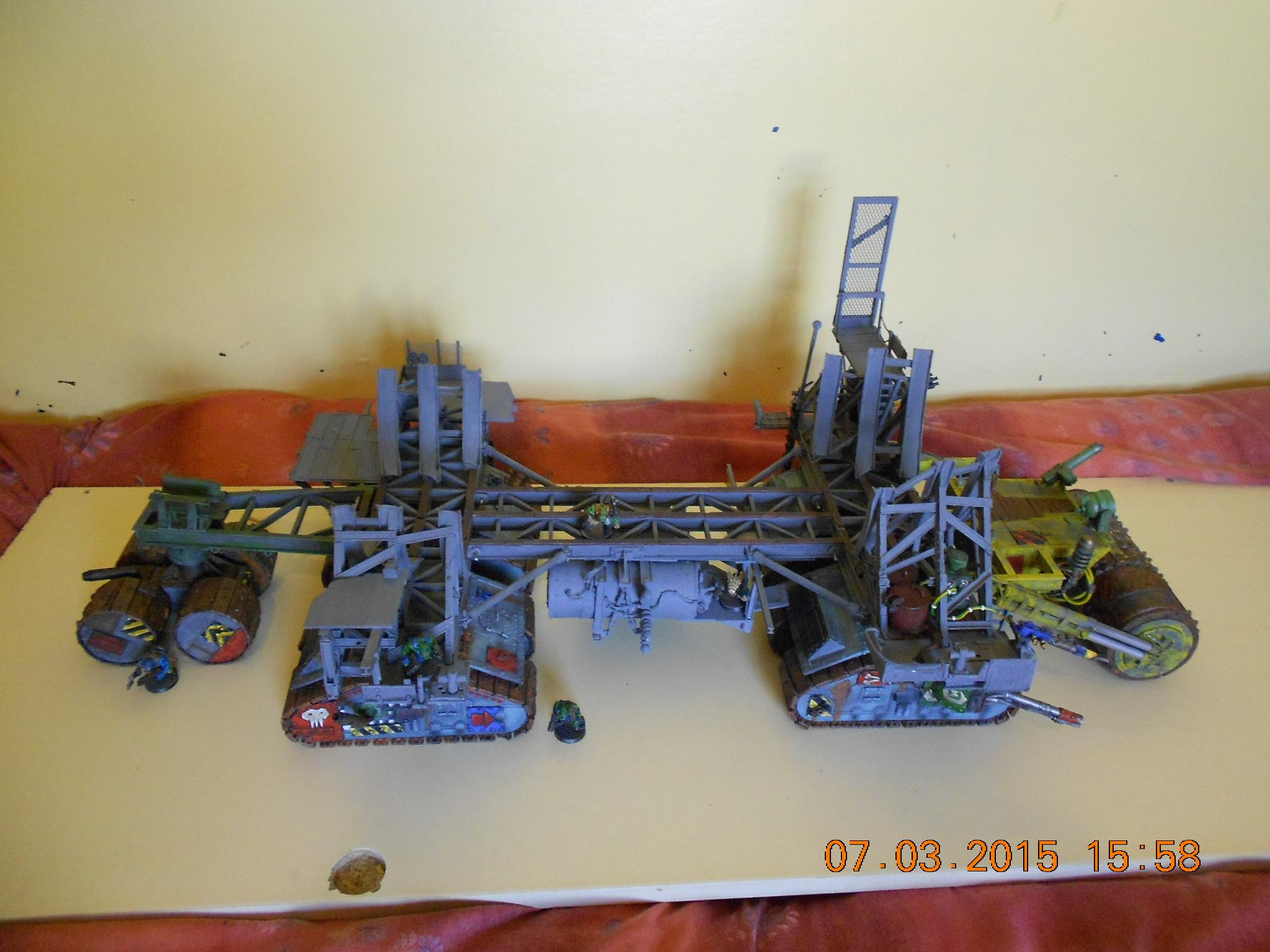 Cradle, Death Roller, Dreadnought, Track Unit, Warship