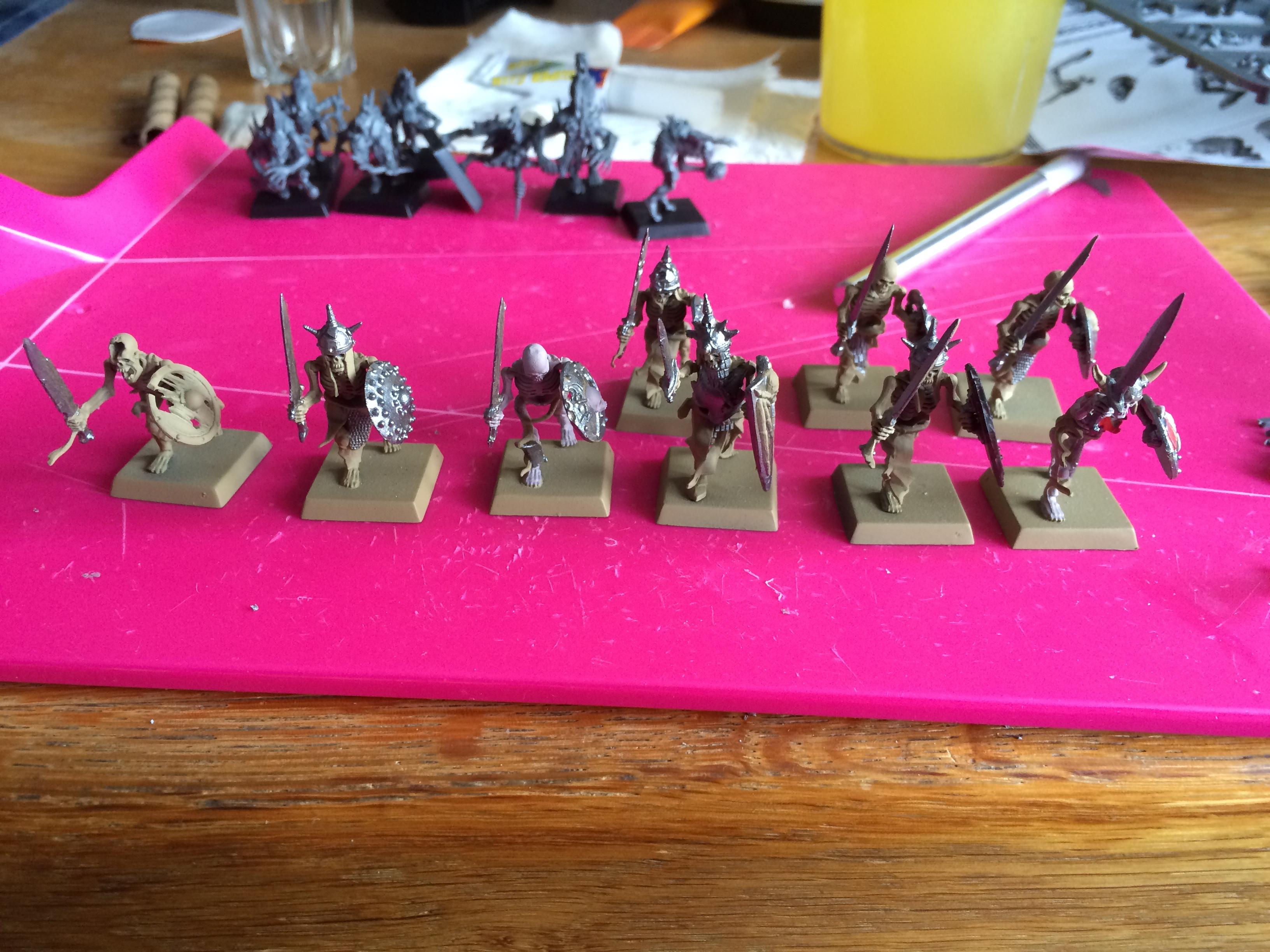 Skeleton Progress base coats