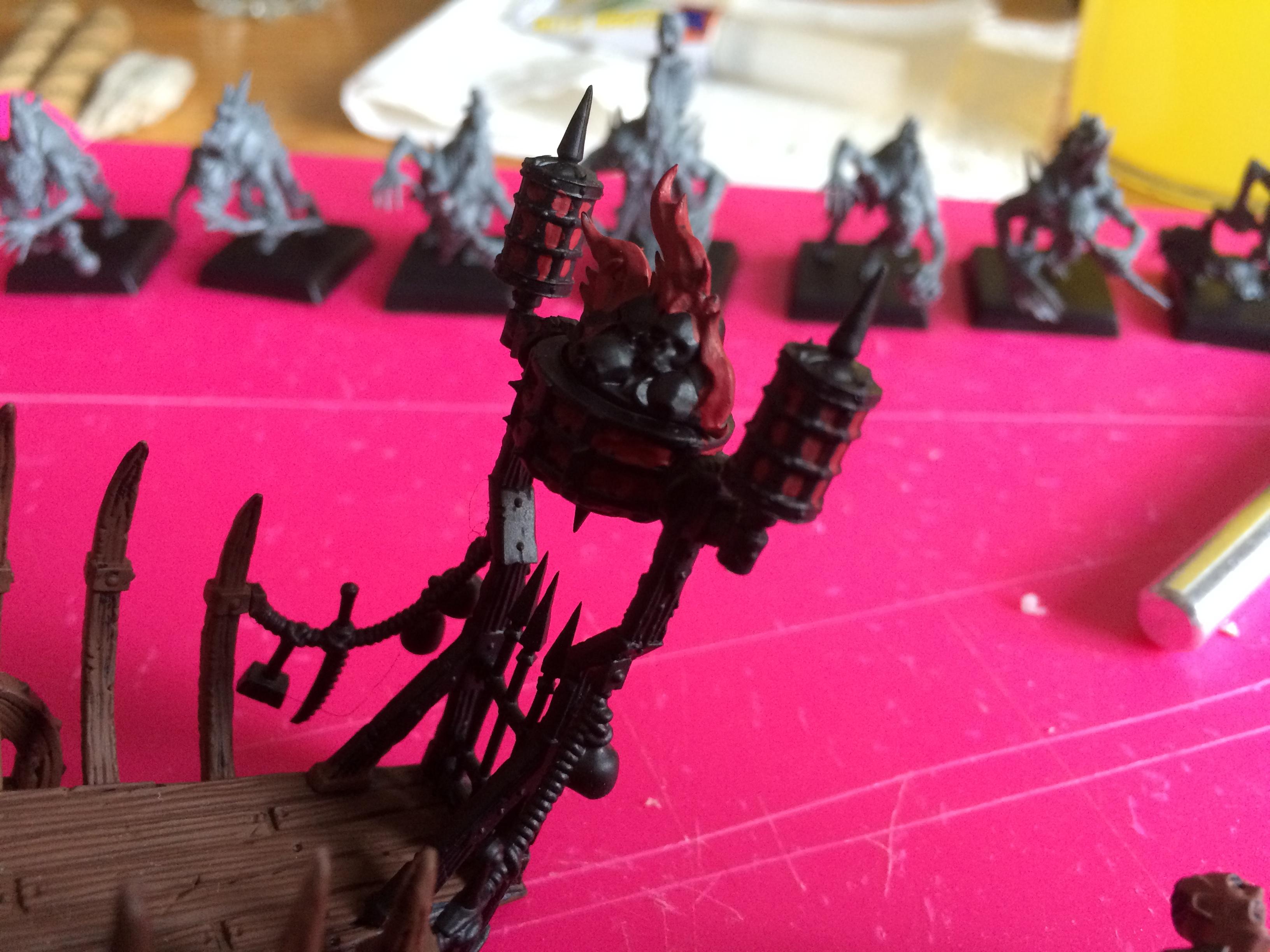 Corpse Cart Progress (Cart) Fire View