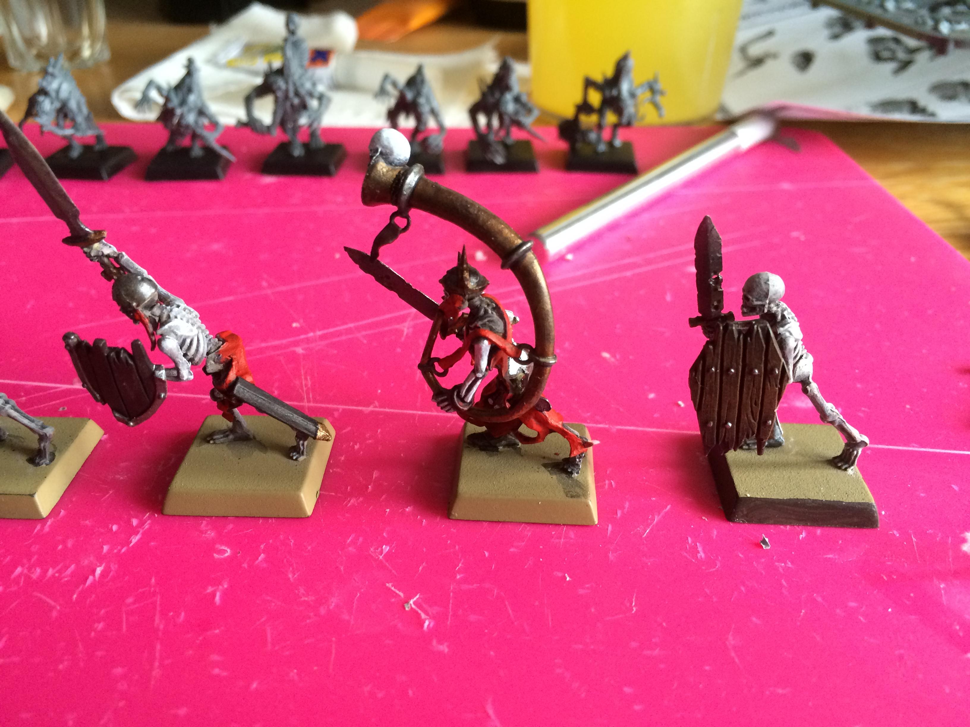 Skeletons so far complete for base to be done Right Sideways shot