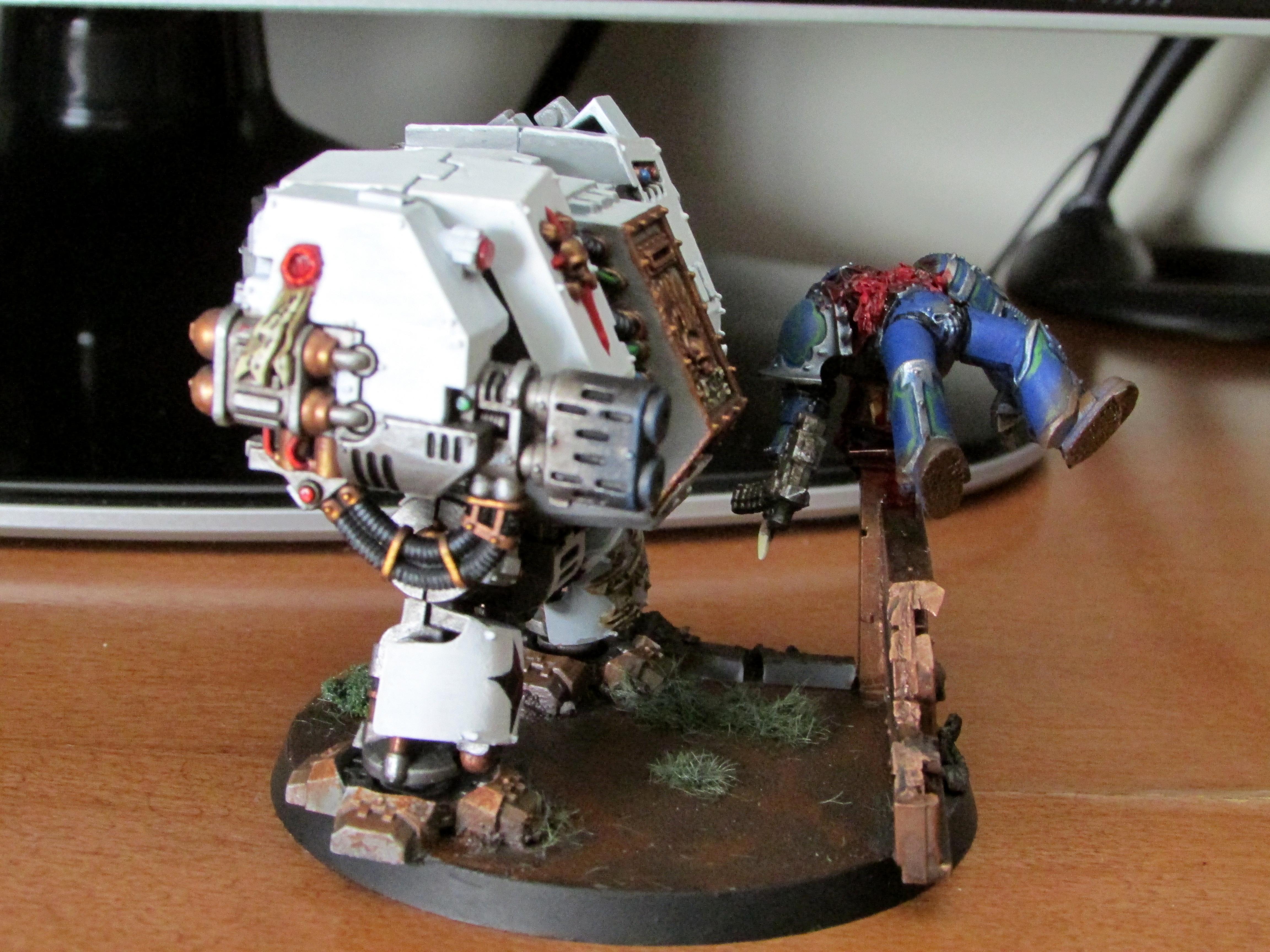 Alpha Legion, Dreadnought, Space Marines, Warhammer 40,000, White