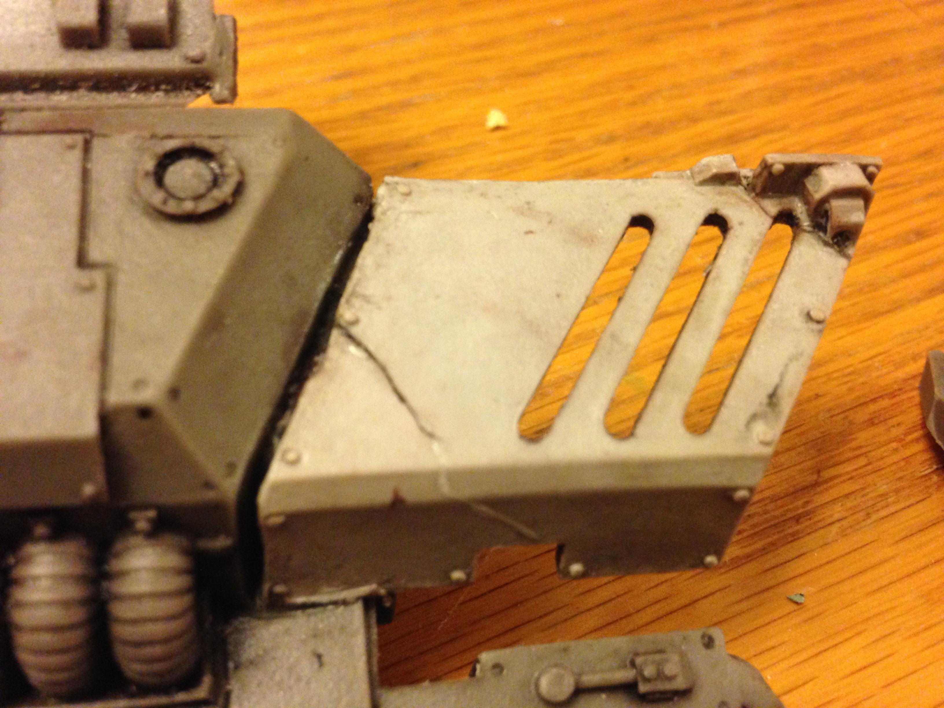 I may end up painting this as welded back together