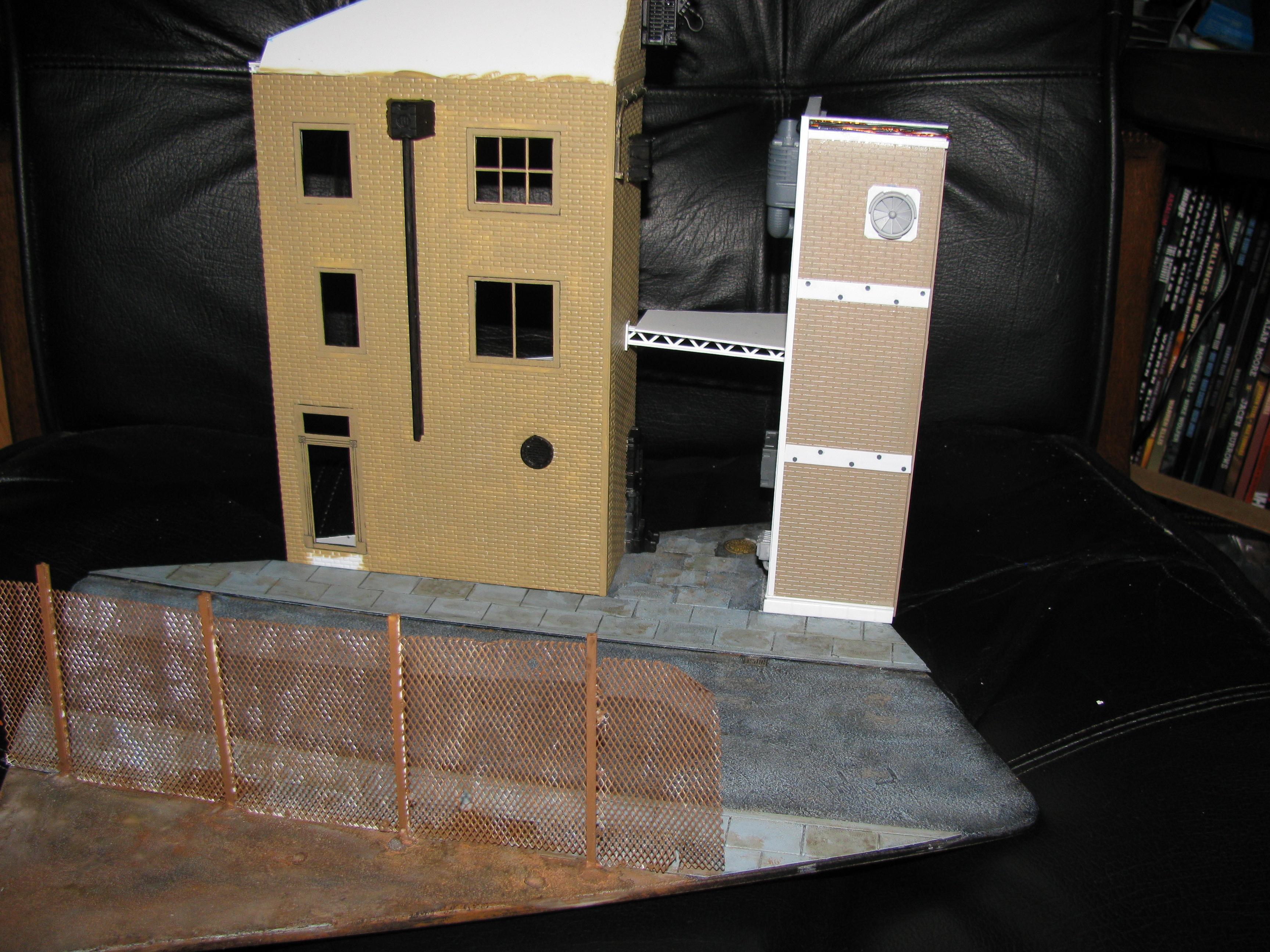 Accident, Automaton, Buildings, Conversion, Diorama, Mecha, Scratch Build, Steam-punk