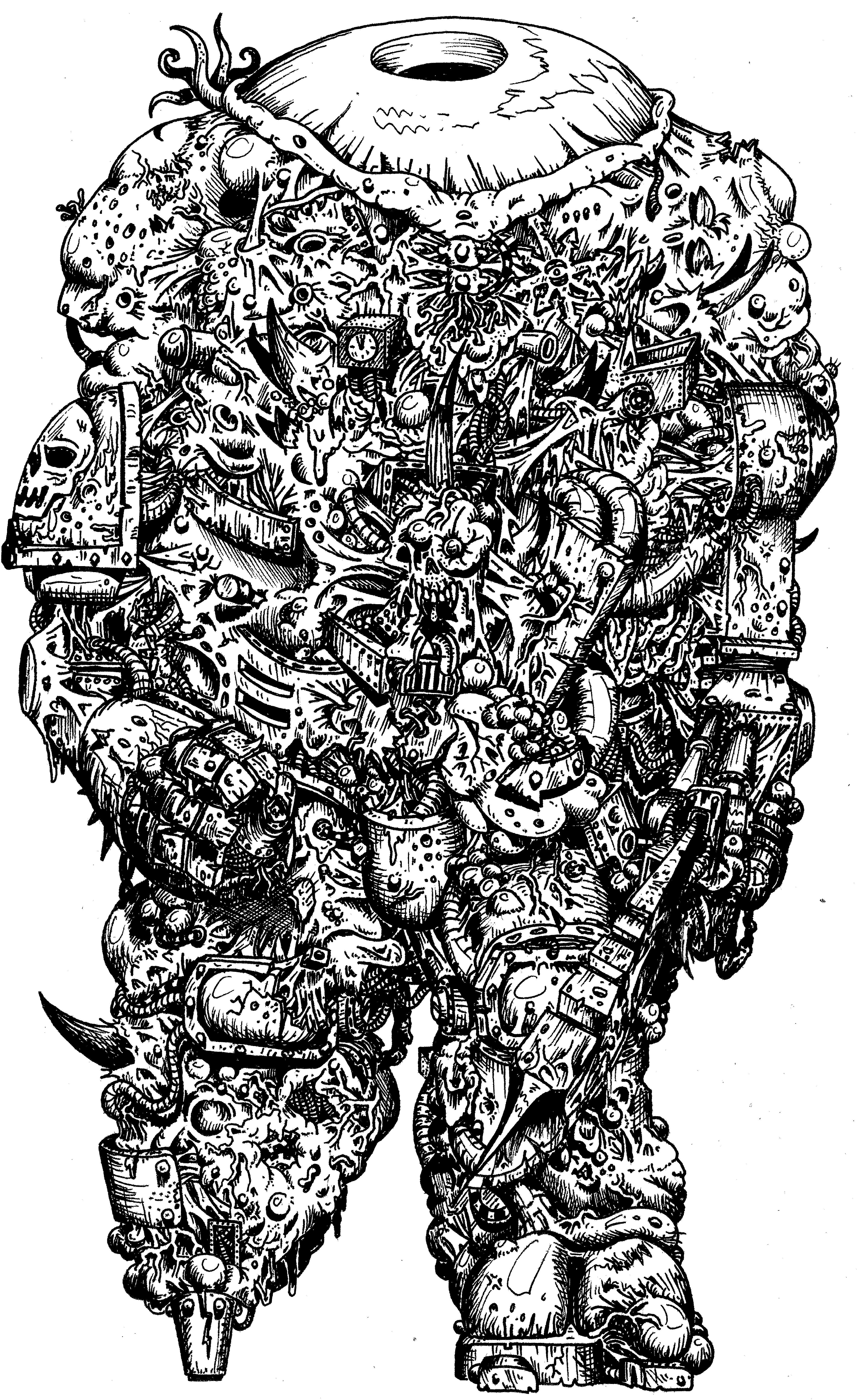 Chaos, Chaos Space Marines, Daemons, Nurgle, Plague