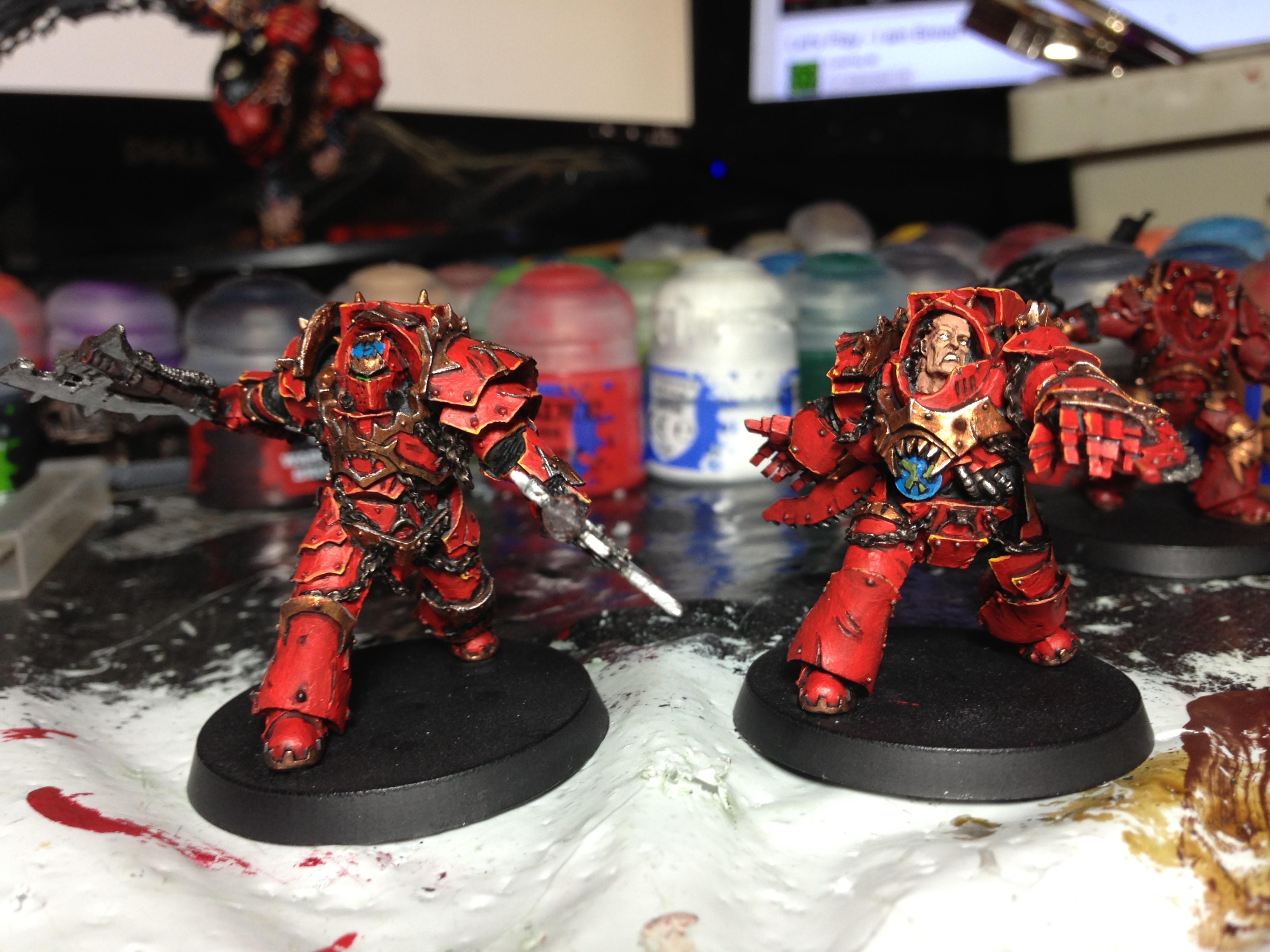 Red butchers in 40k colours 