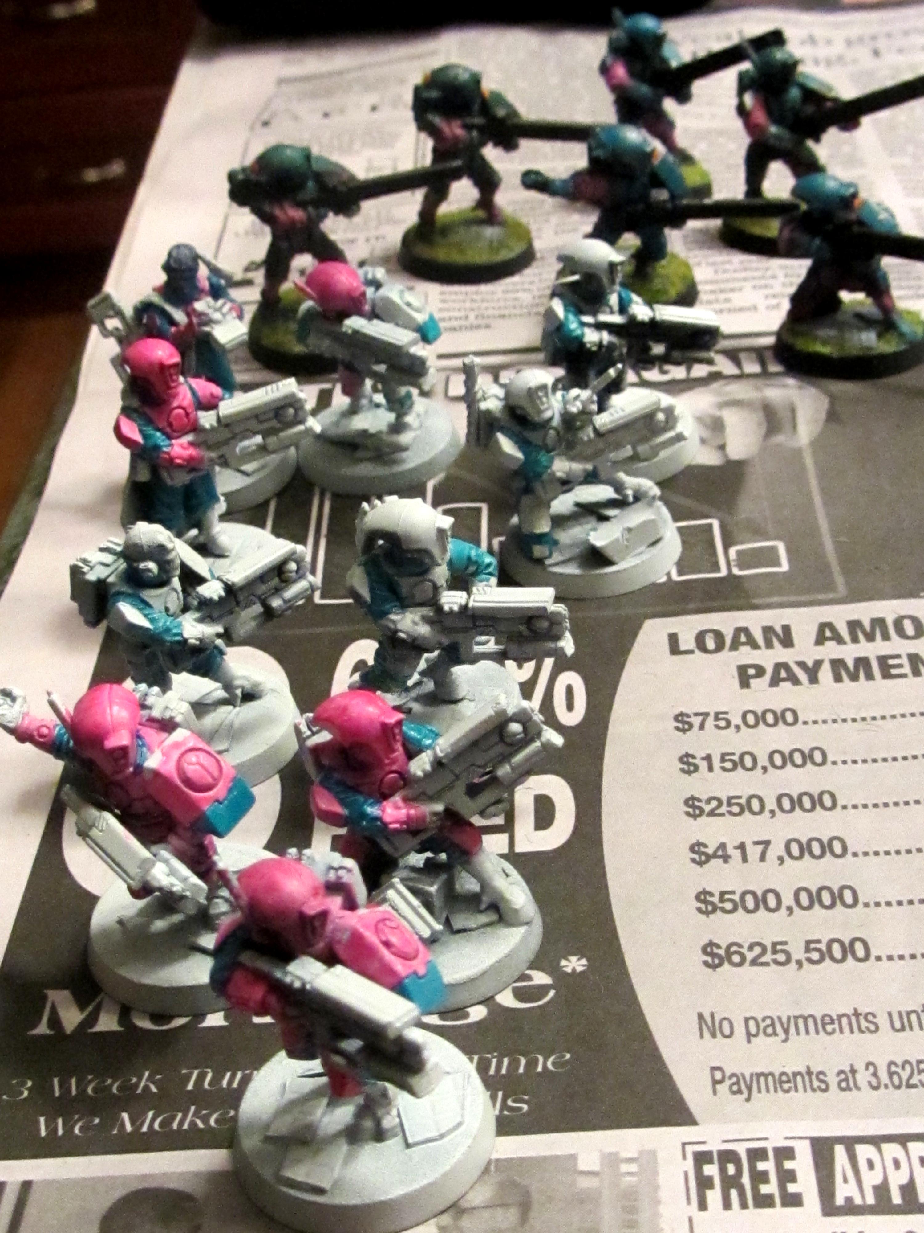 Fire Warriors, Pathfinders, Tau