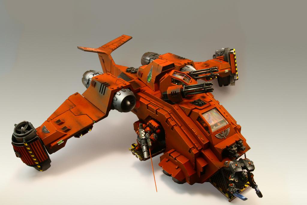 Flyer, Osprey, Space Marines, Storm Raven