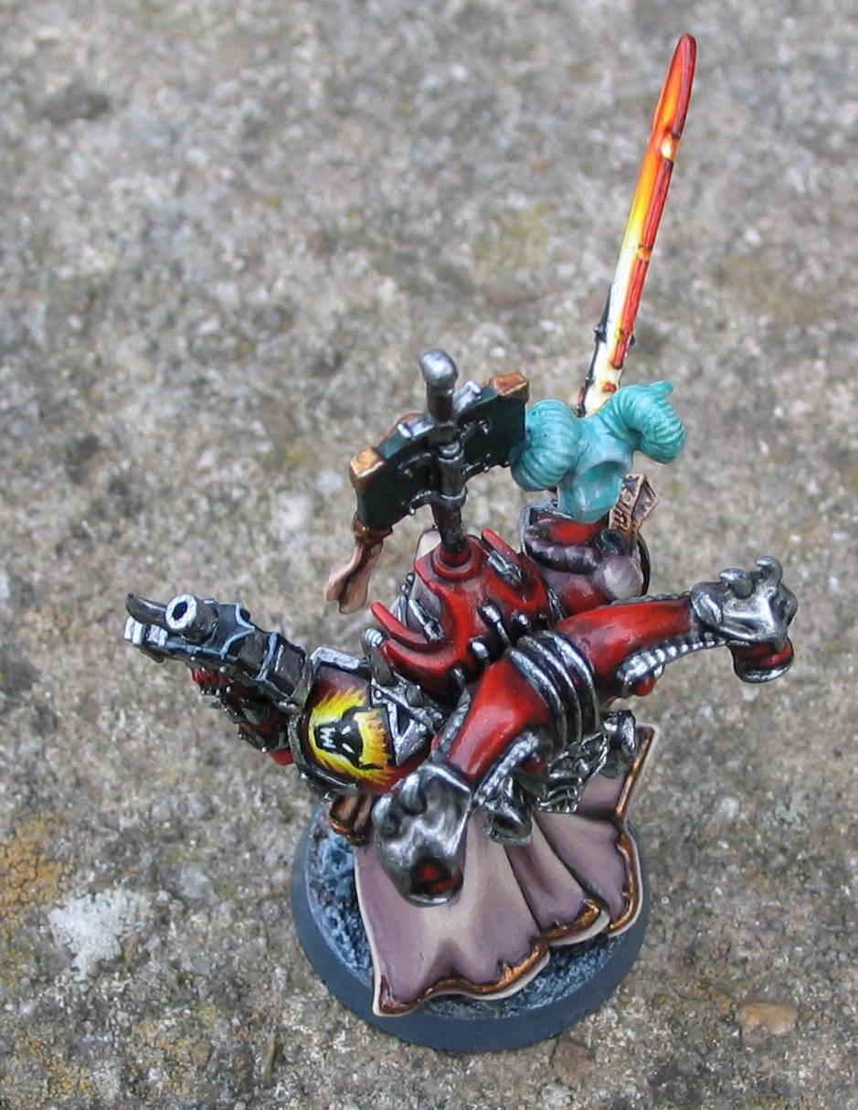 Chaos, Chaos Space Marines, Conversion, Daemonologist, Dark Vengeance, Sorcerer, Word Bearers