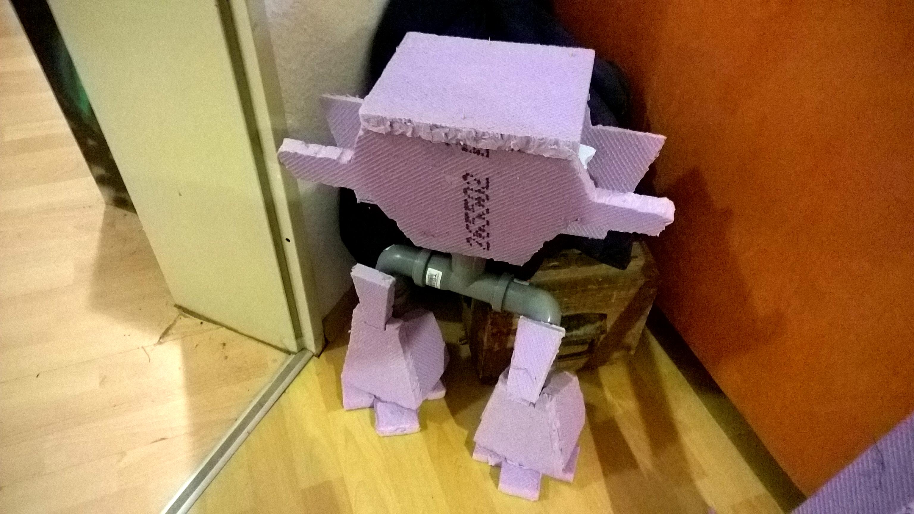 Scratchbuilt Warlord Battle Titan, Waffles