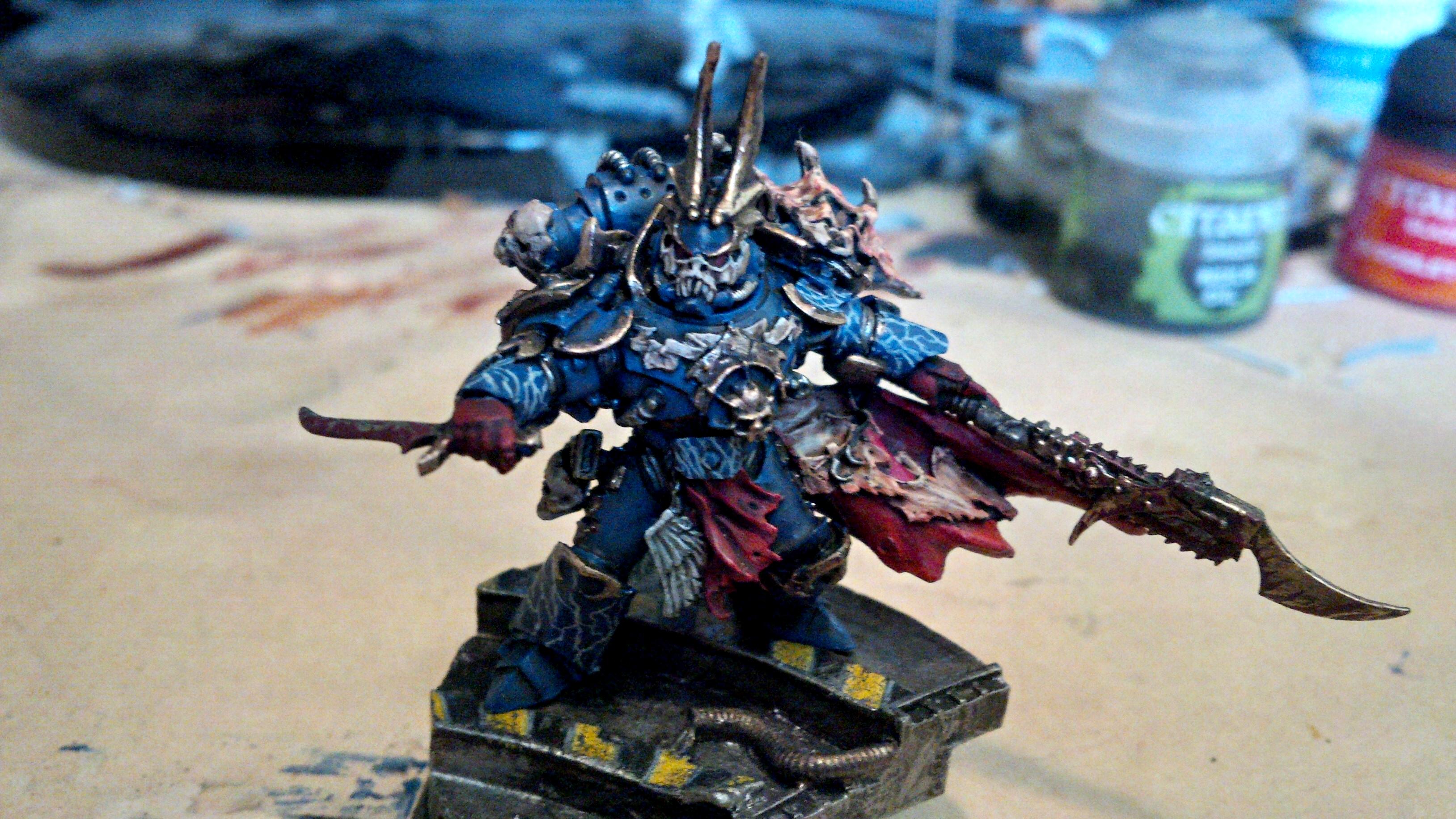 30k, Blue, Gold, Horus Heresy, Lightning, Night Lord, Sevetar, Skull, Updated