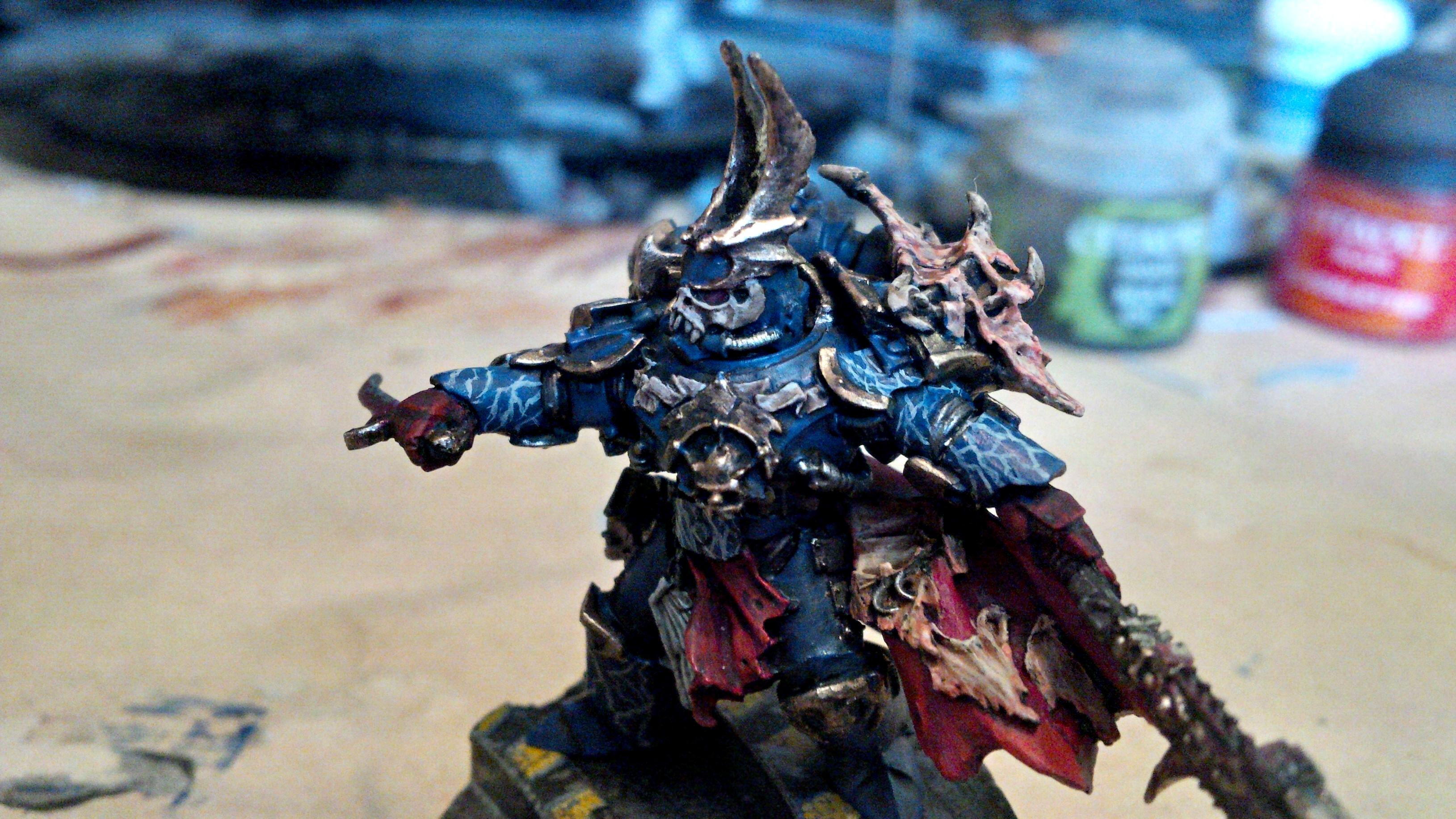 30k, Blue, Gold, Horus Heresy, Lightning, Night Lord, Sevetar, Skull, Updated