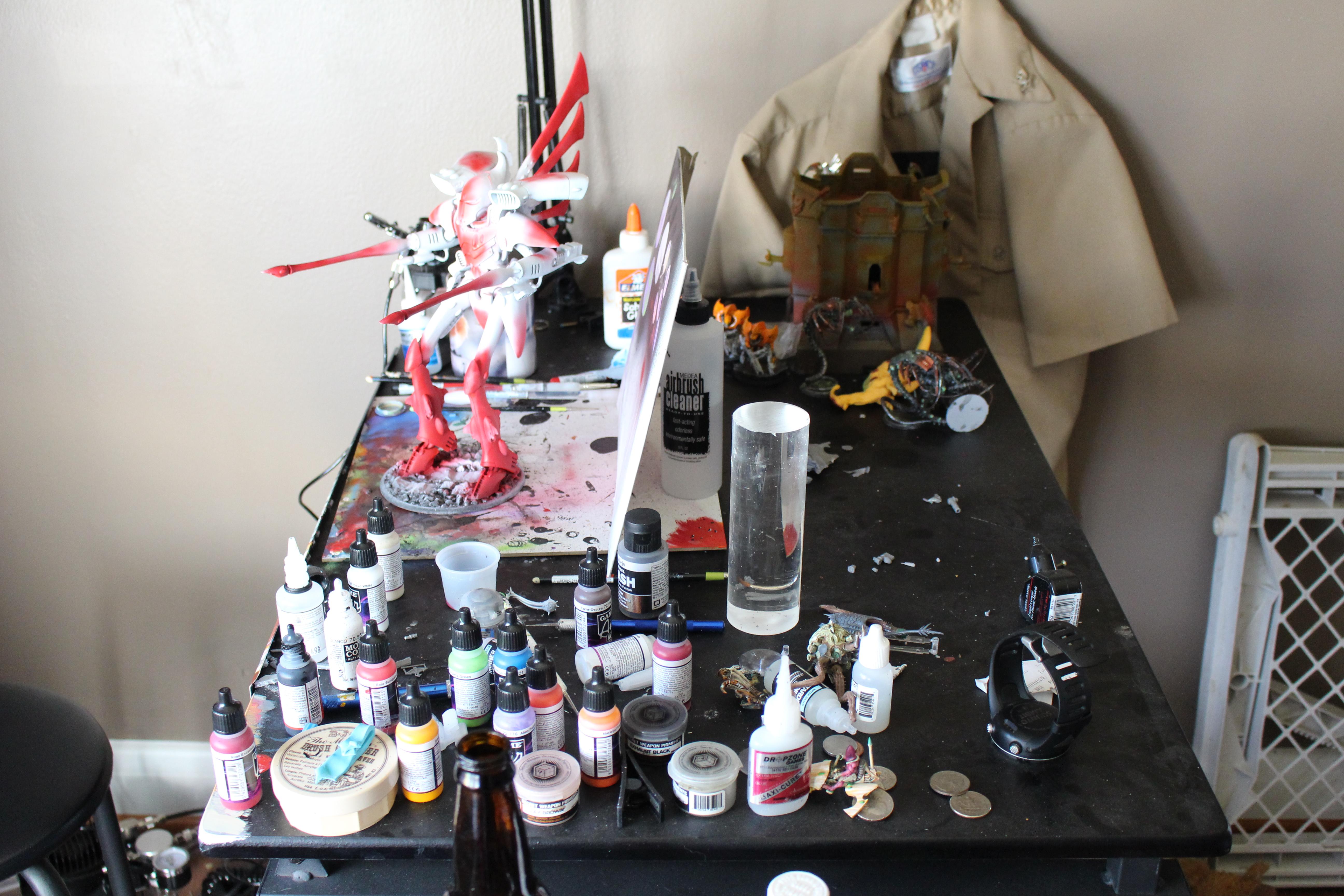 Desk, Eldar, Titan, Workbench