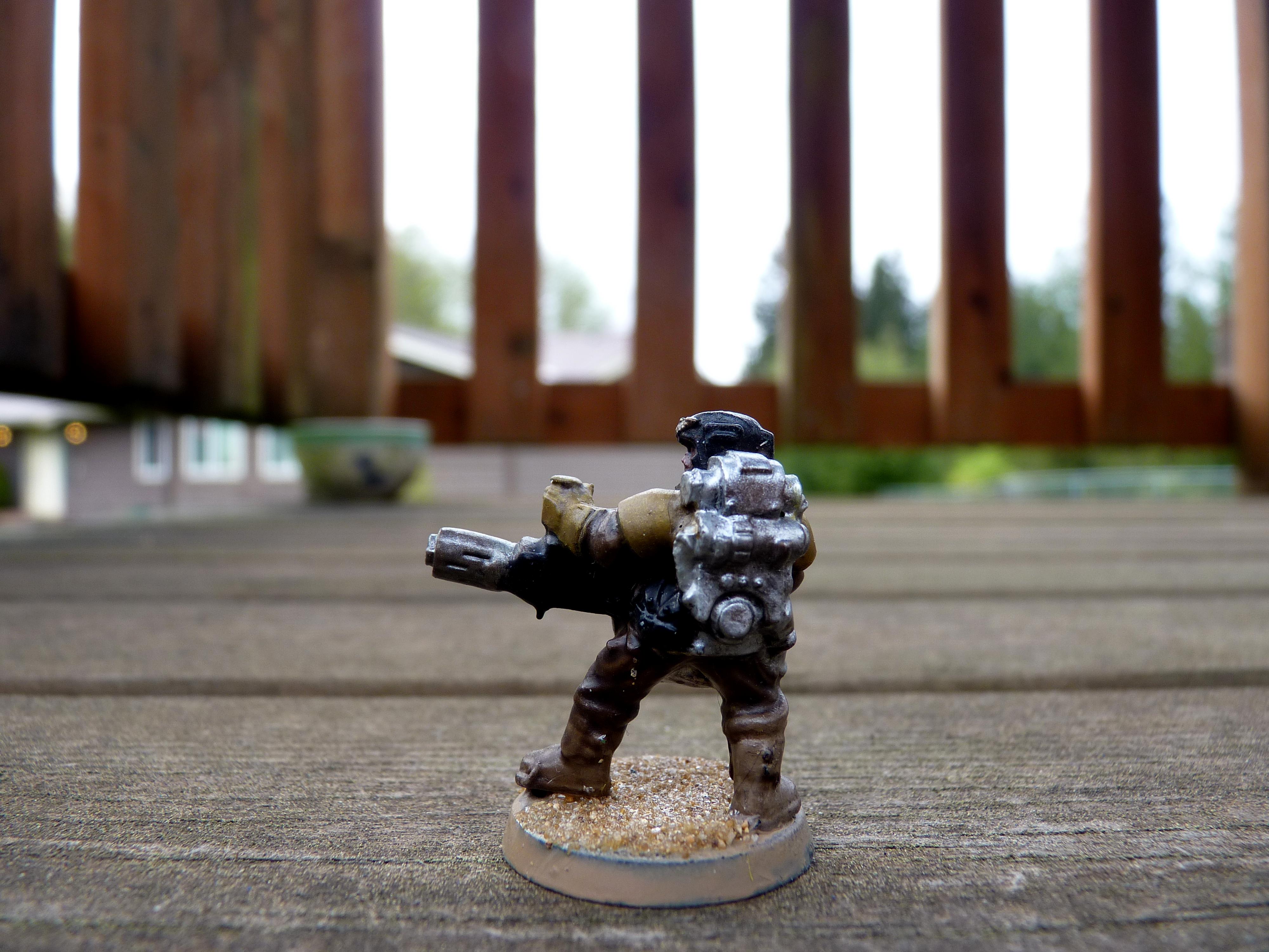 Guard, Impeiral, Meltagun, Outside, Warhammer 40,000