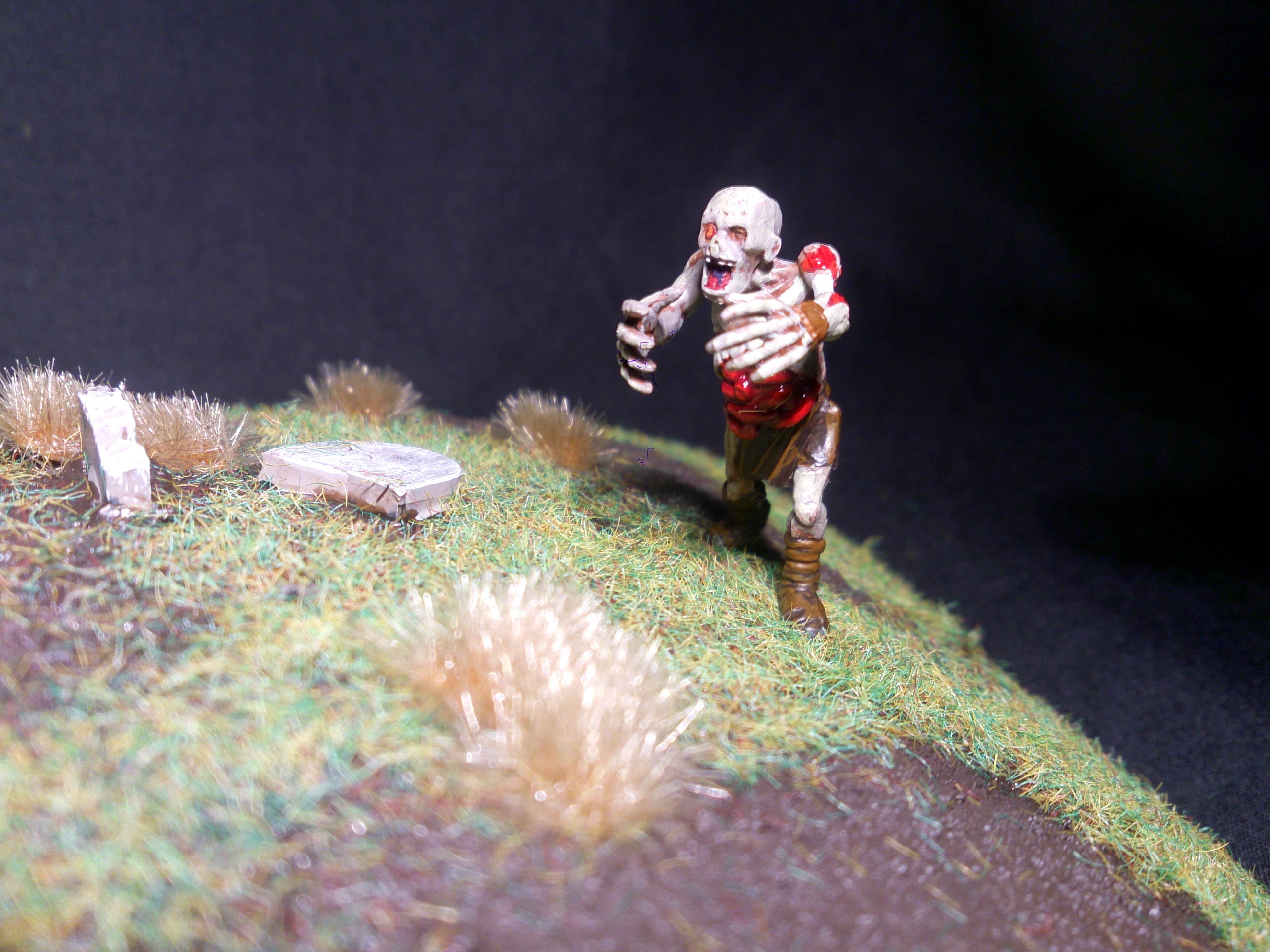 Diorama, Graveyard, Necromancer, Resurrect, Undead, Zombie