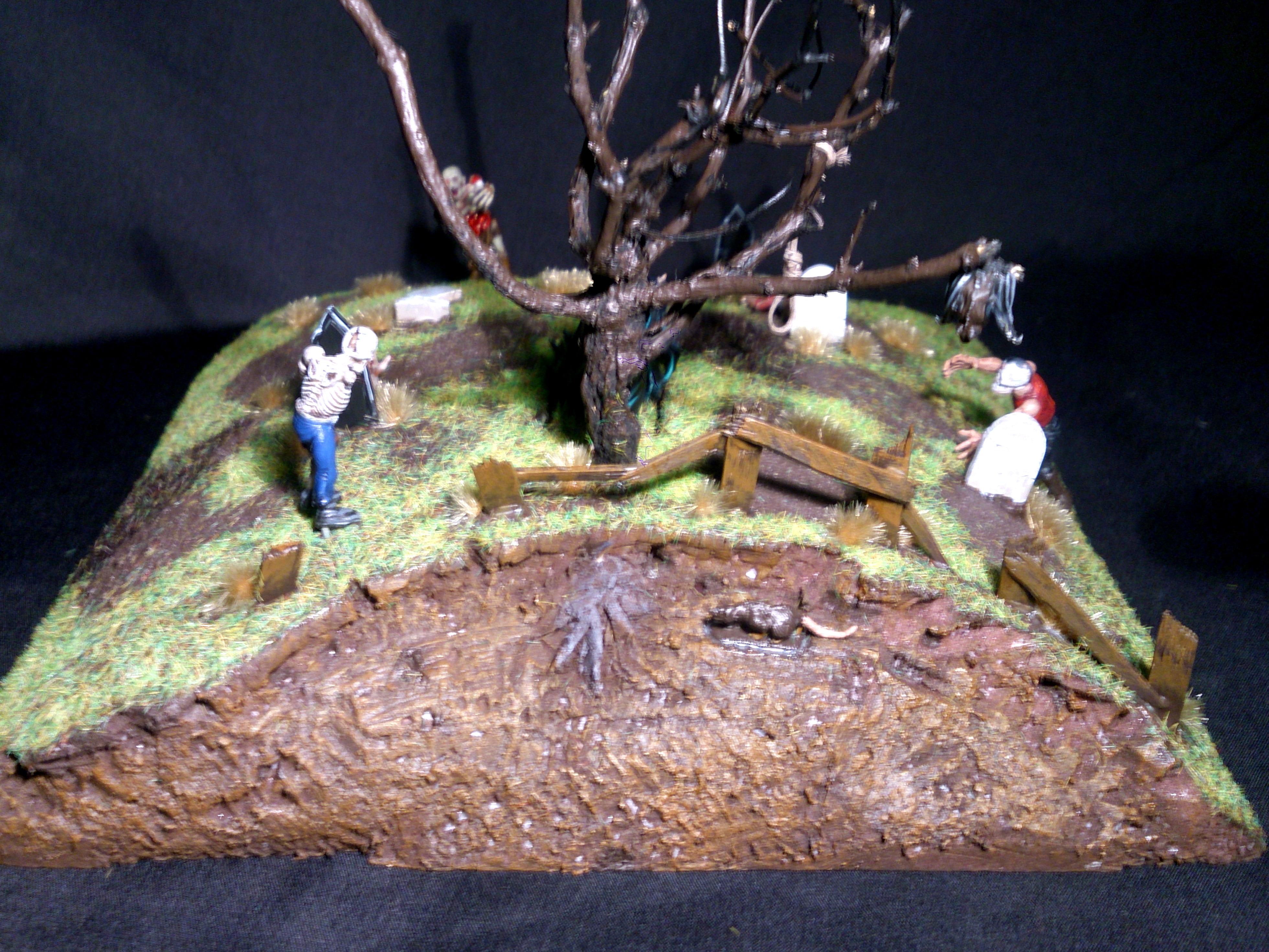 Diorama, Graveyard, Necromancer, Resurrect, Undead, Zombie