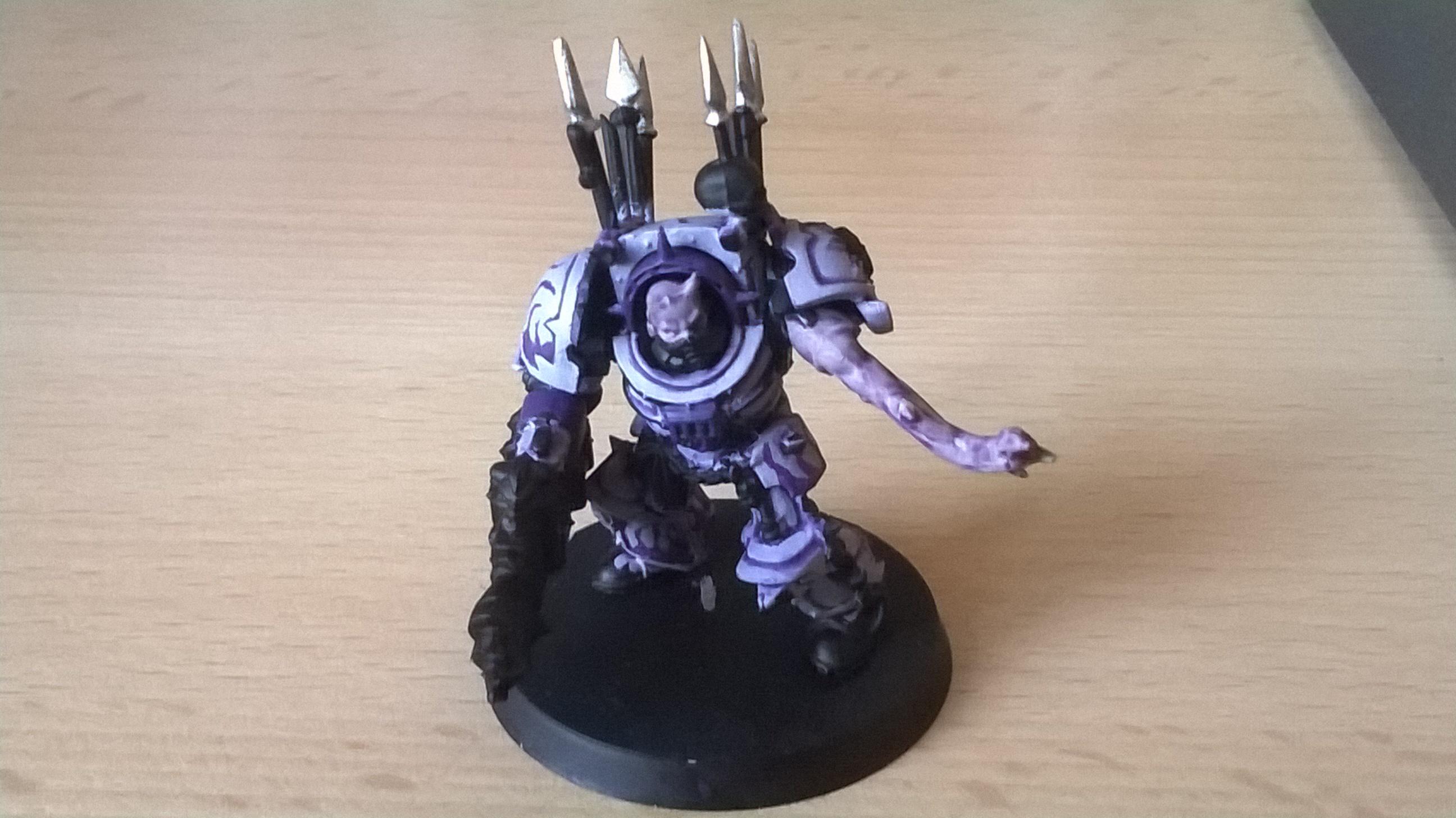 Chaos, Chaos Space Marines, Slaanesh, Terminator Armor, Work In Progress