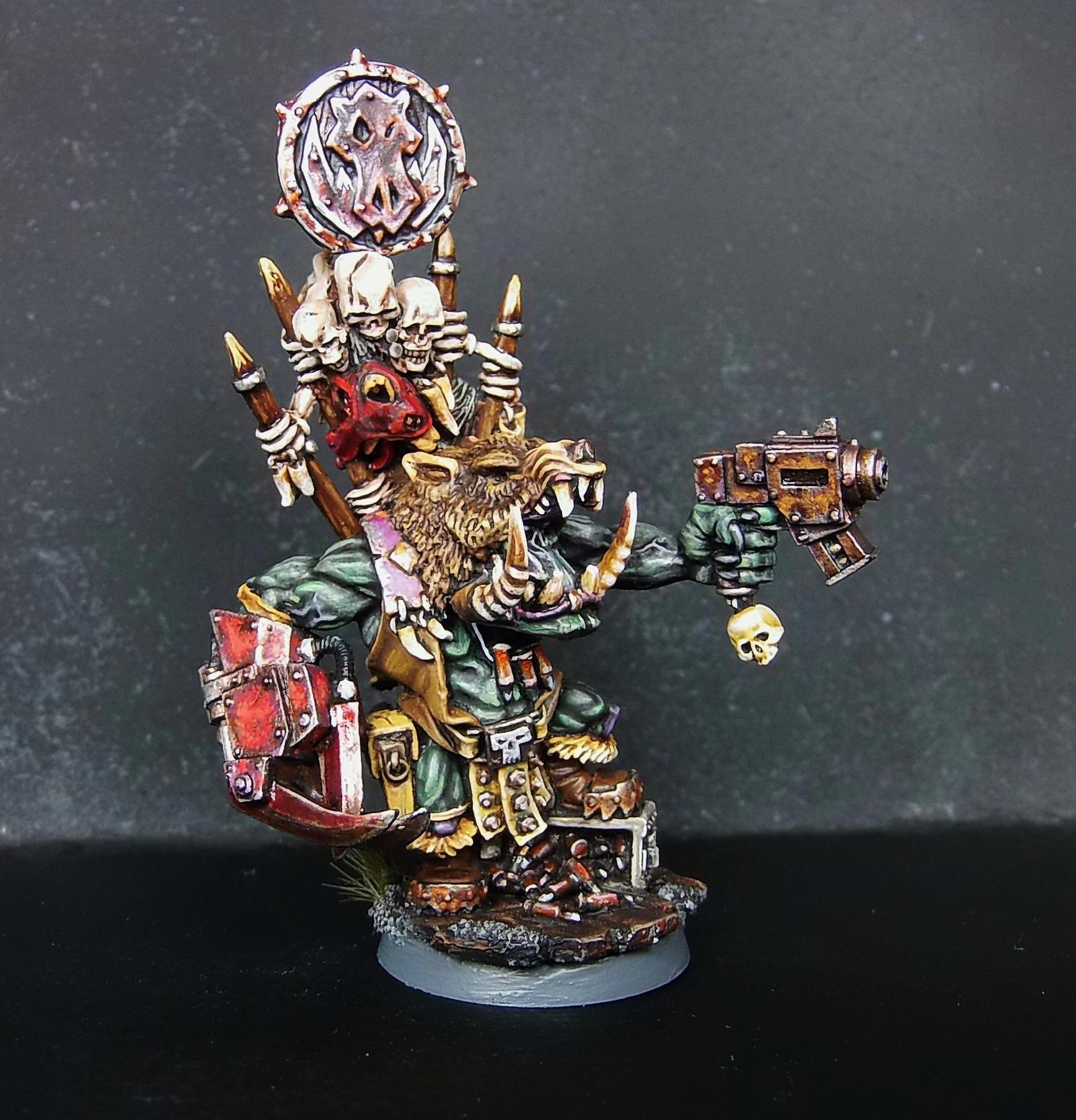 Boss, Gorkamorka, Nob, Orks, Painted