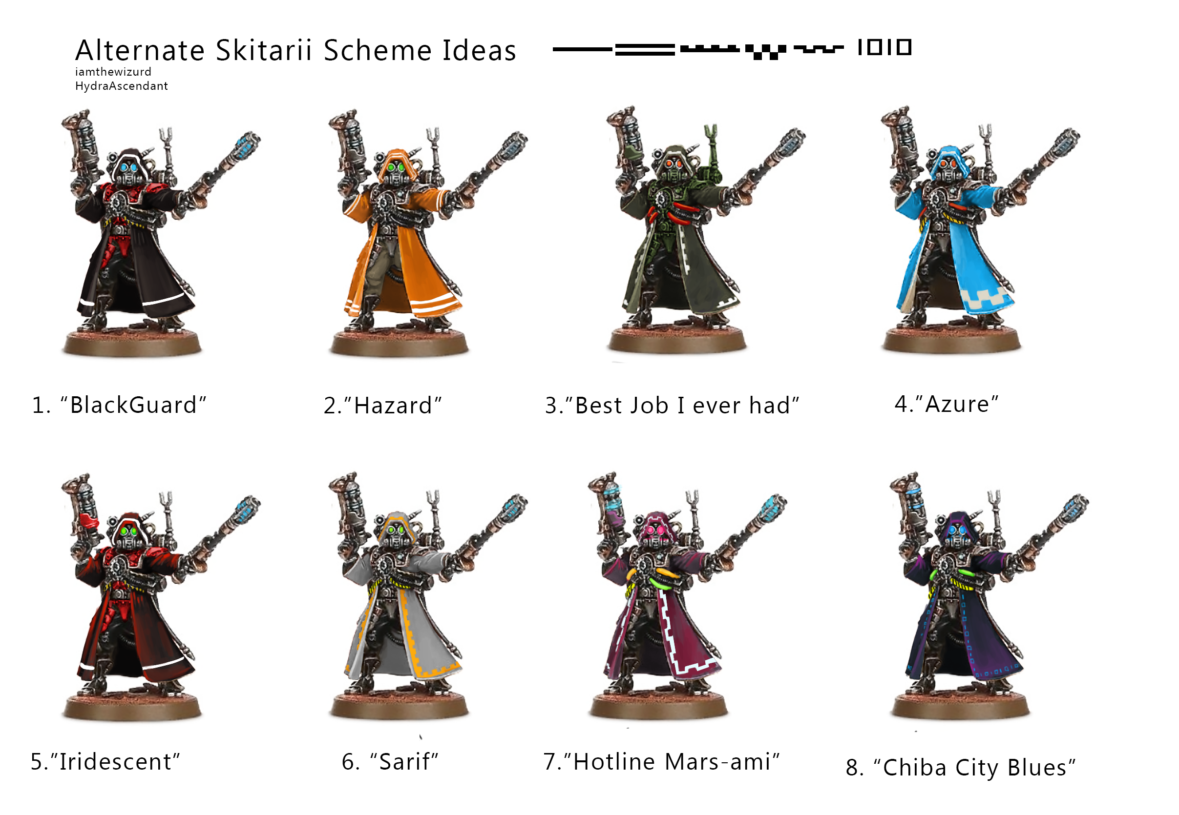 Adeptus mechanicus colour schemes