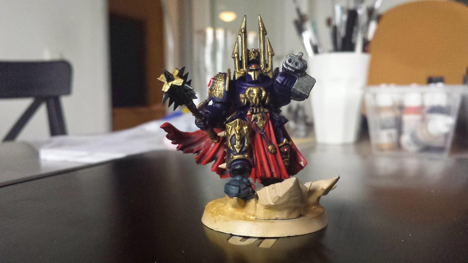 Chaos, Chaos Space Marines, Sorcerer, Terminator Armor, The Scourged, Tzeentch, Warhammer 40,000
