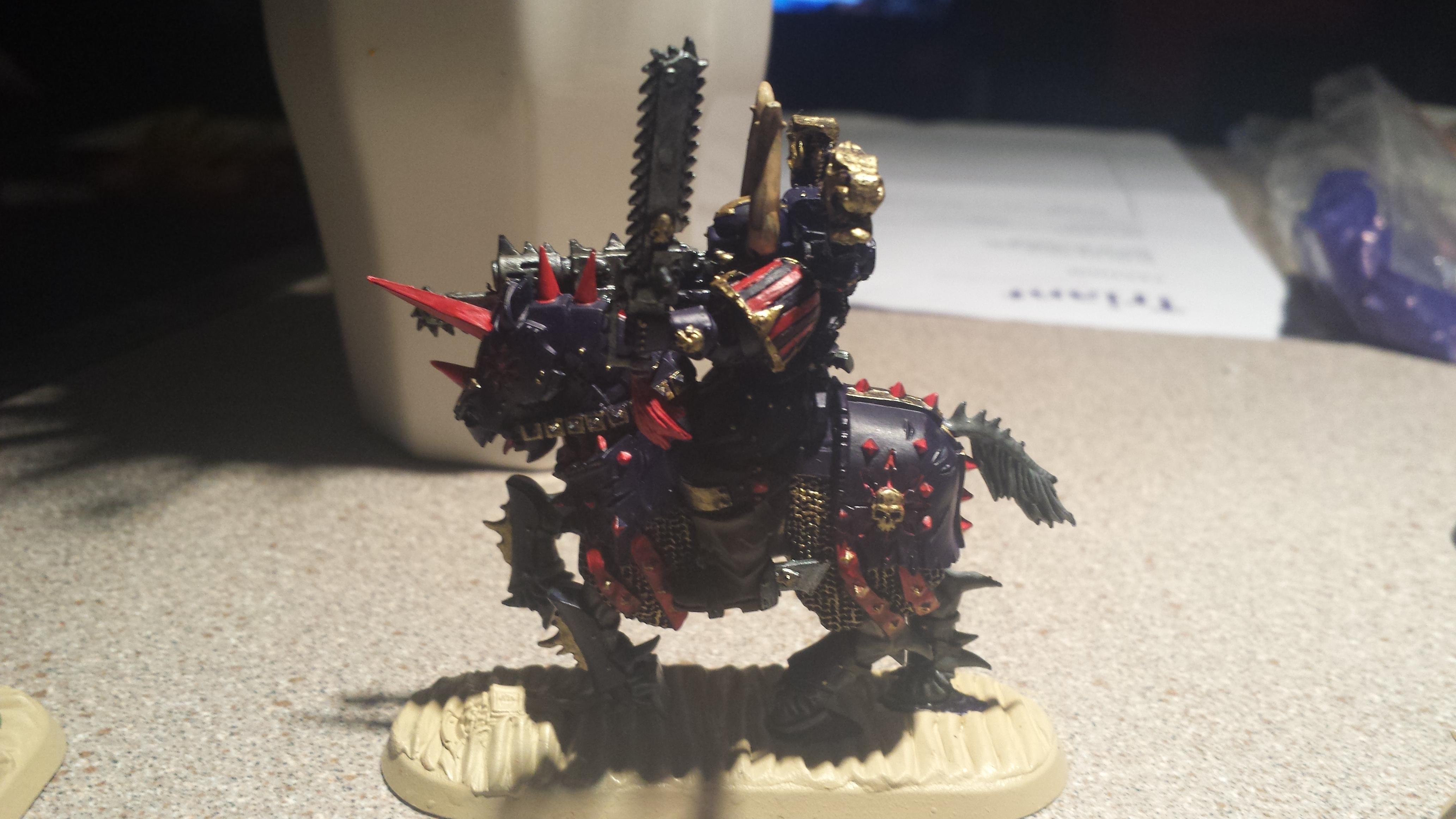 Bike, Chaos, Chaos Space Marines, Conversion, The Scourged, Tzeentch, Warhammer 40,000
