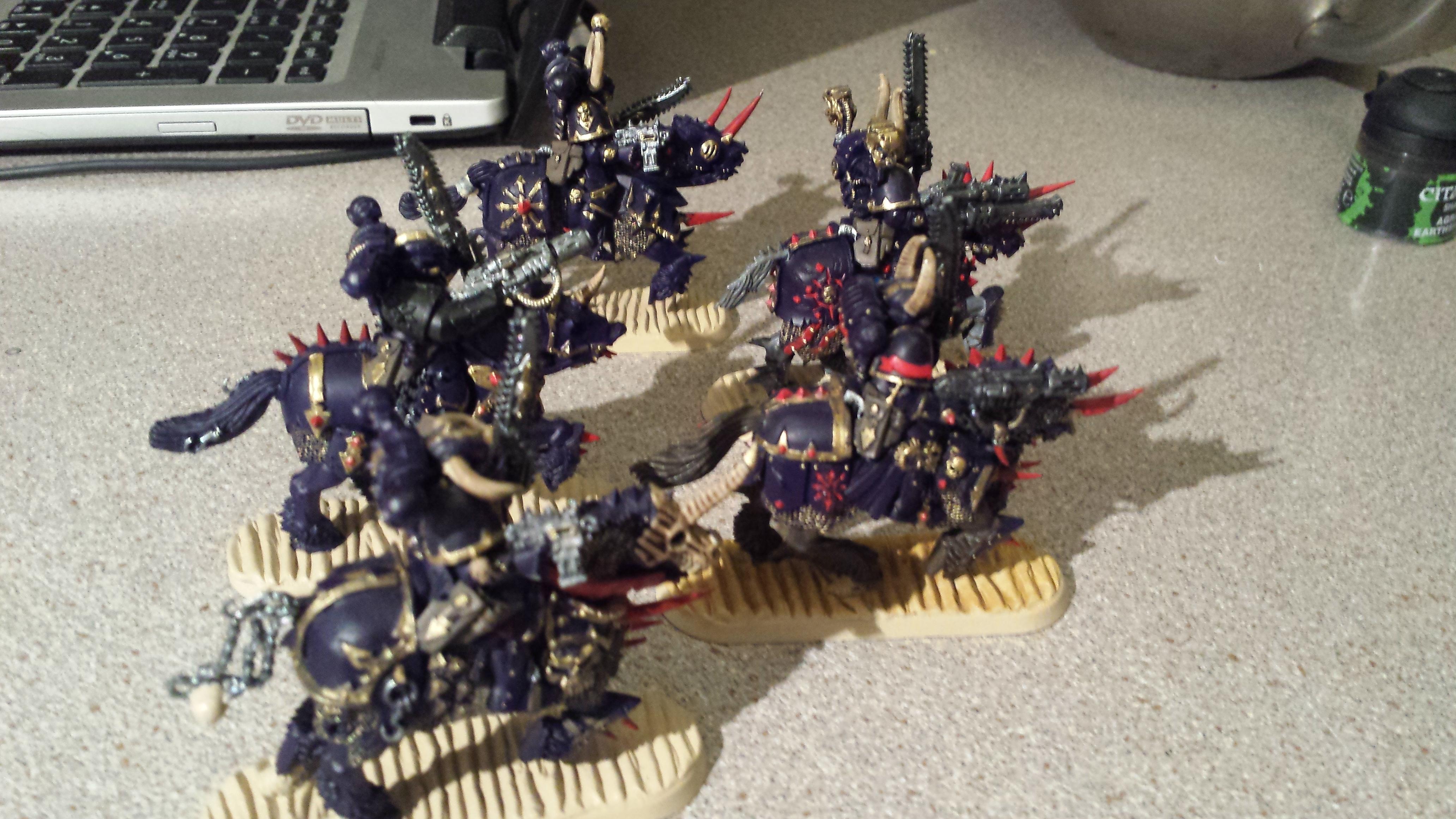 Bike, Chaos, Chaos Space Marines, Conversion, The Scourged, Tzeentch, Warhammer 40,000